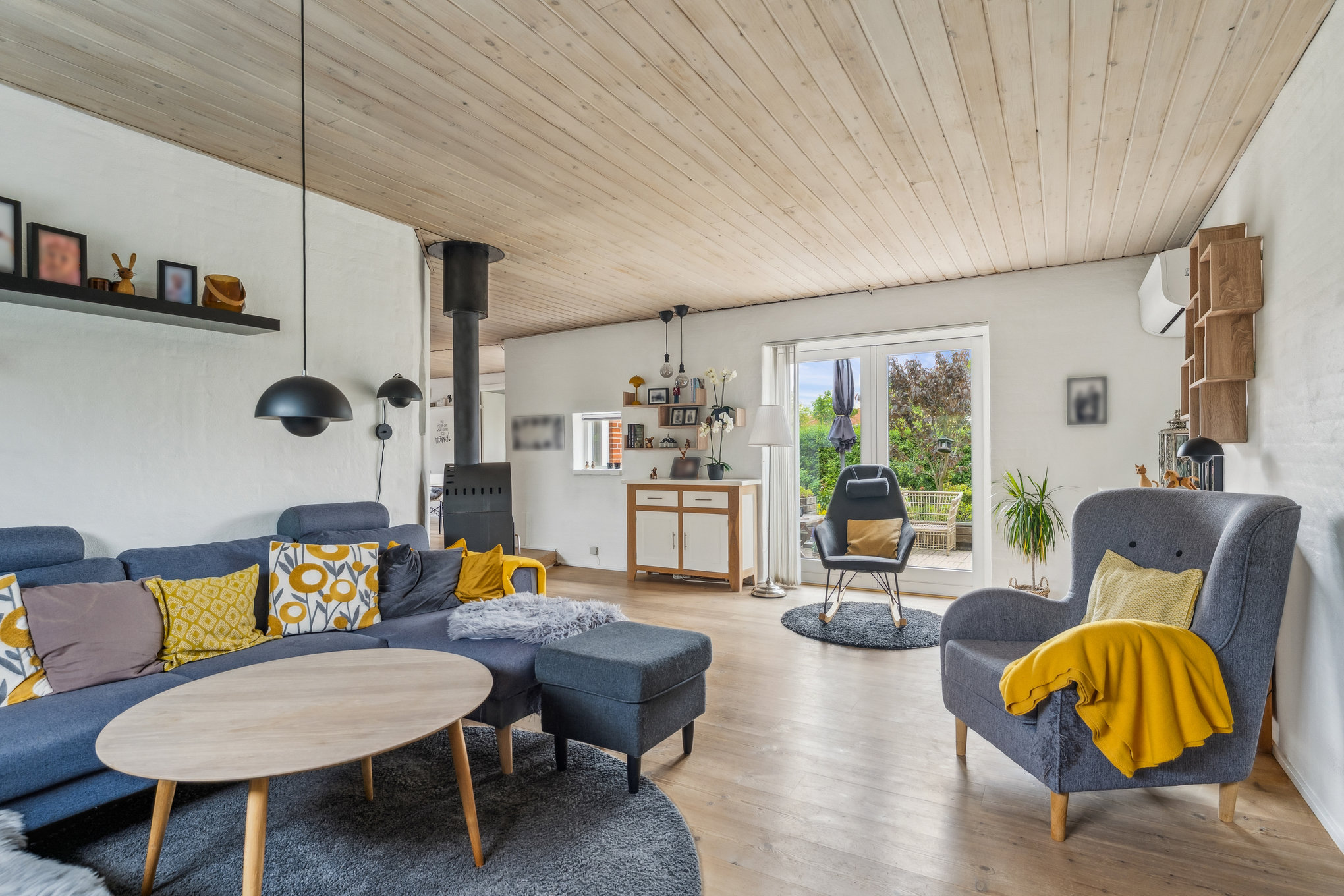 Fremhævet stue billede i fuldskærmstilstand. Billede af Niels Bohrs Vej 5, 8920 Randers NV