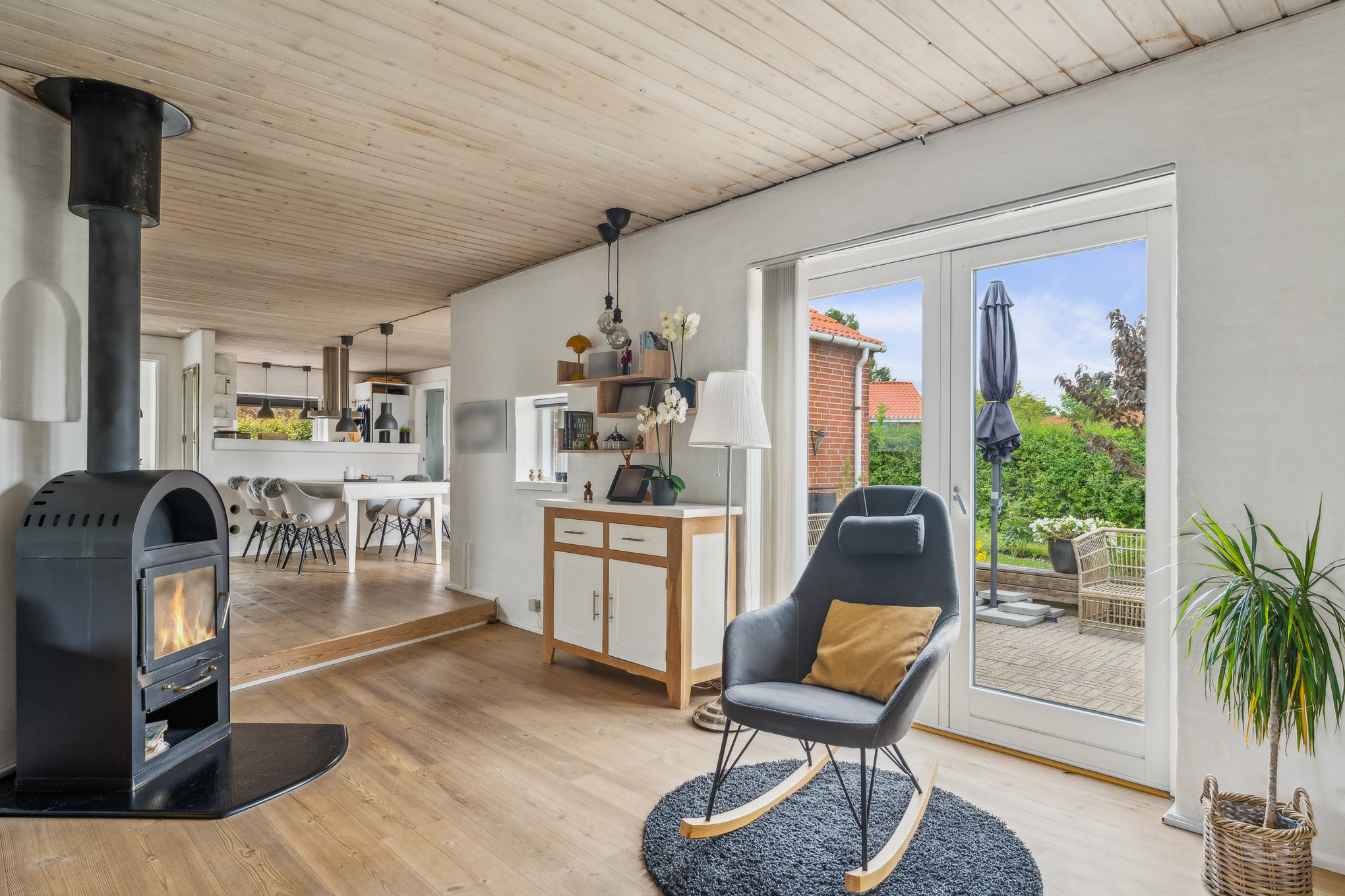 Fremhævet stue billede i fuldskærmstilstand. Billede af Niels Bohrs Vej 5, 8920 Randers NV