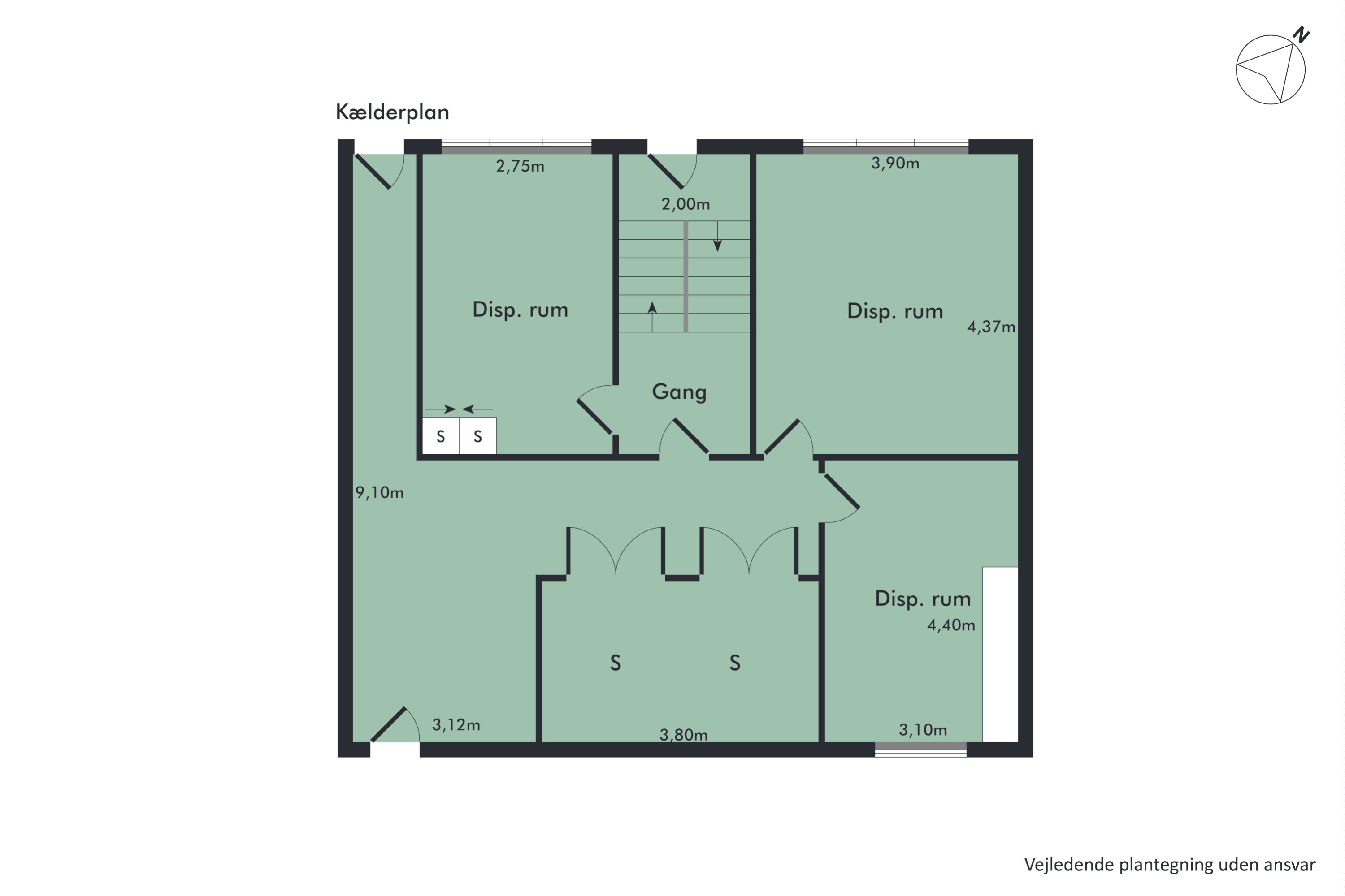 Plantegninger billede af Galstersgade 15, 9400 Nørresundby