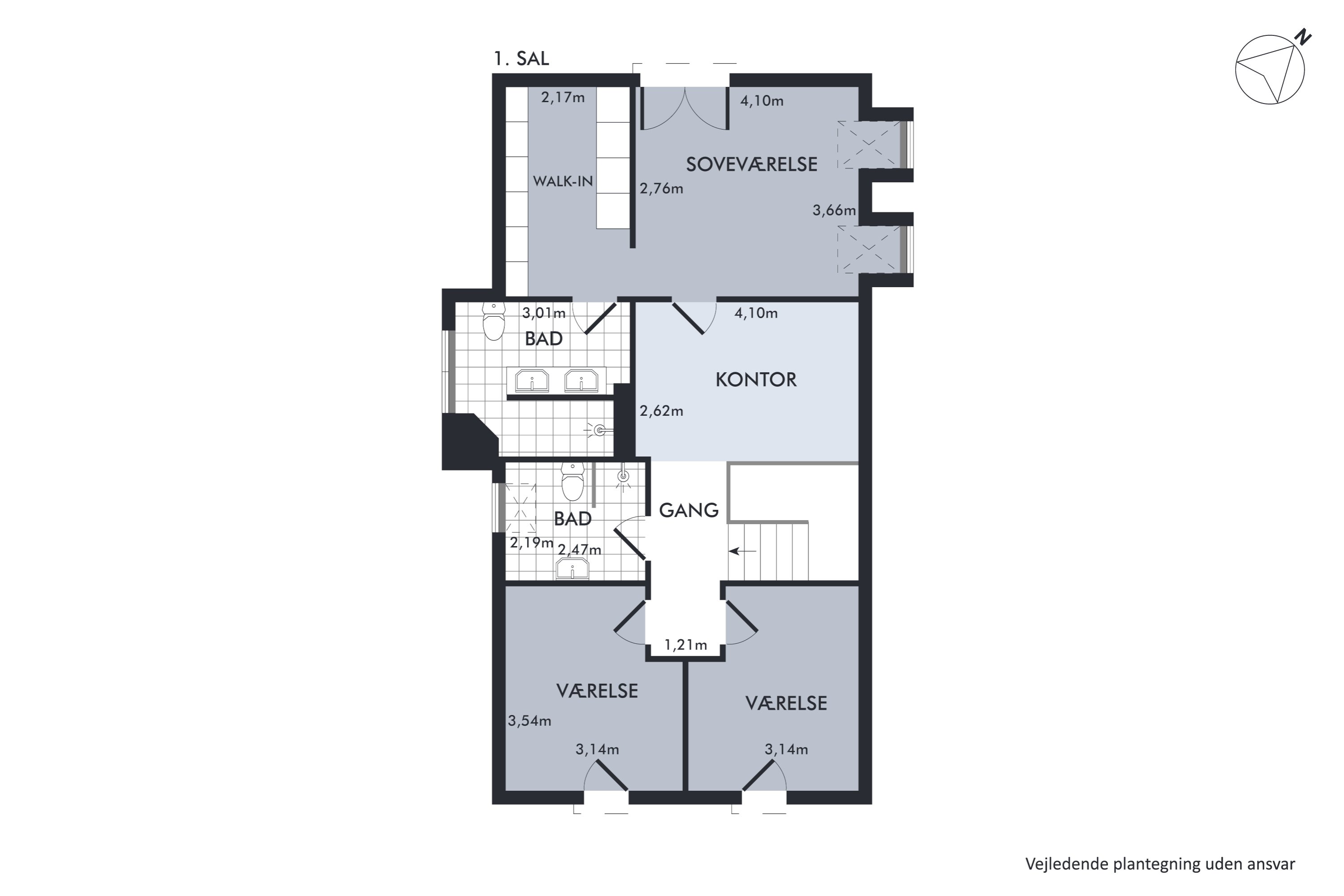 Plantegninger billede af Tjørnelundsvej 18, Lem, 8930 Randers NØ