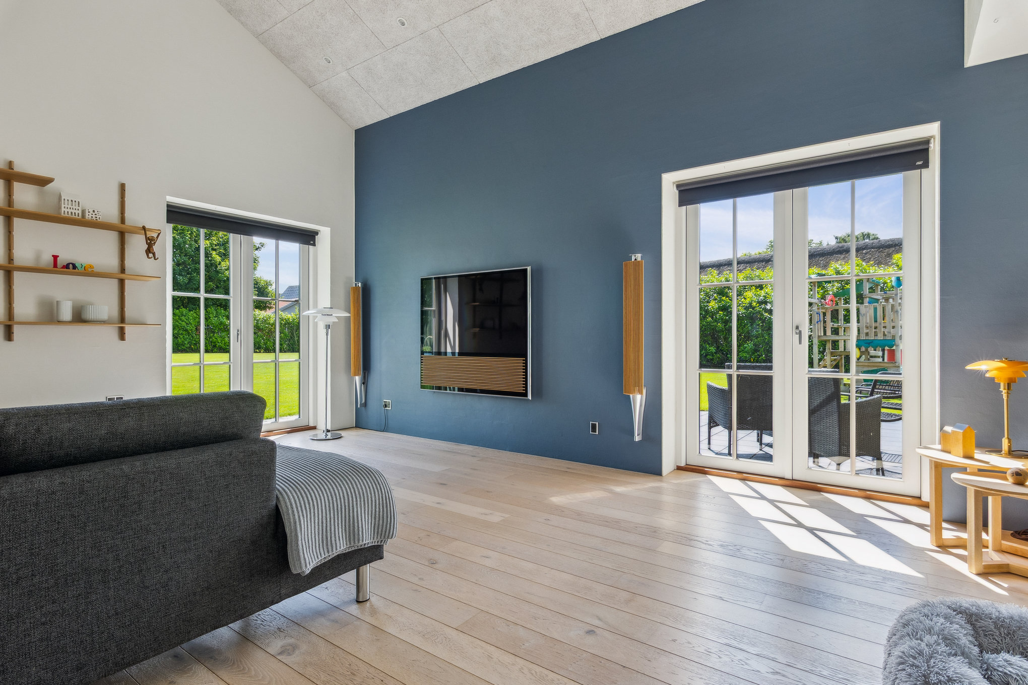 Fremhævet stue billede i fuldskærmstilstand. Billede af Tjørnelundsvej 18, Lem, 8930 Randers NØ