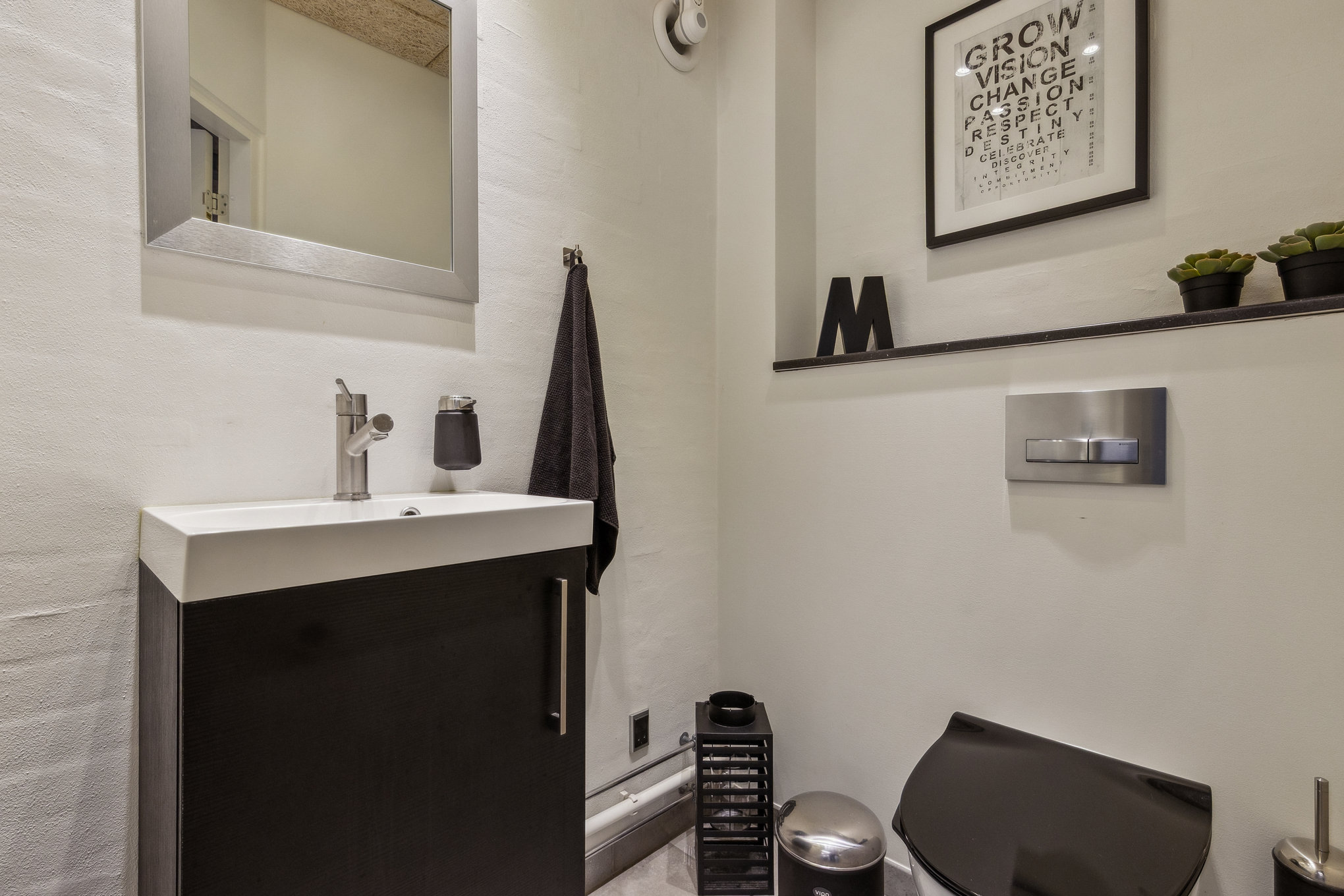 Fremhævet badeværelse billede i fuldskærmstilstand. Billede af Tjørnelundsvej 18, Lem, 8930 Randers NØ