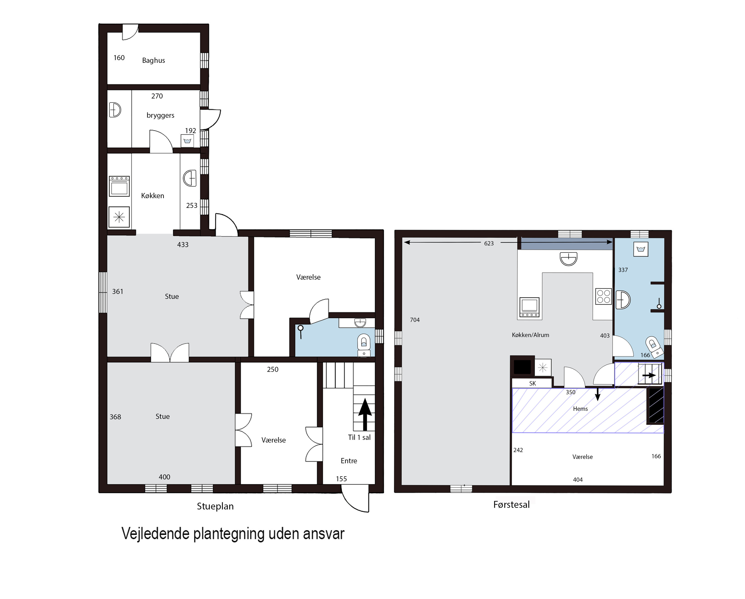 Plantegninger billede af Baronvej 5, 5610 Assens