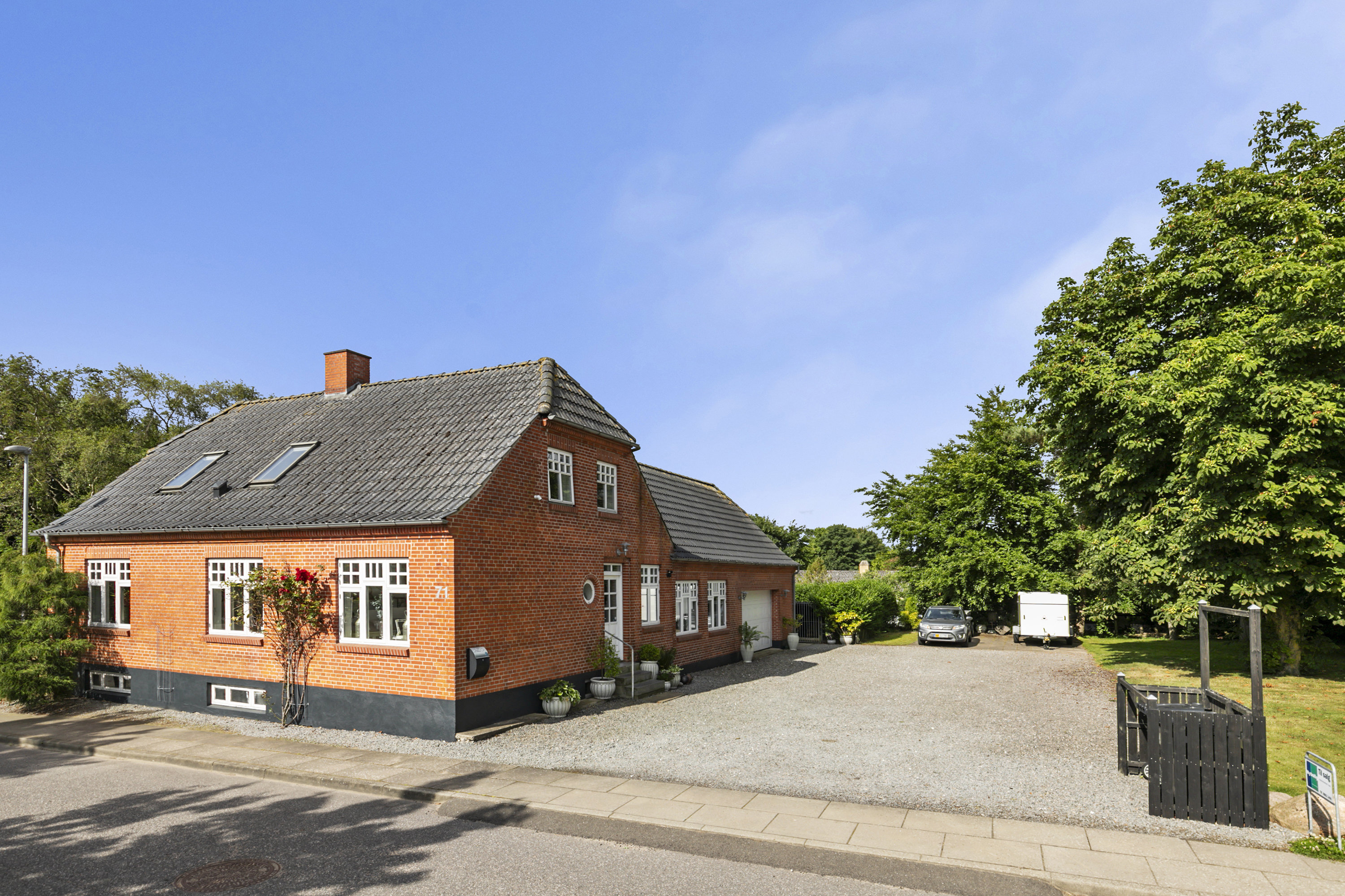 Miniaturebillede 2: facade. Billede af Kirkevangen 71, Østerbølle, 9620 Aalestrup