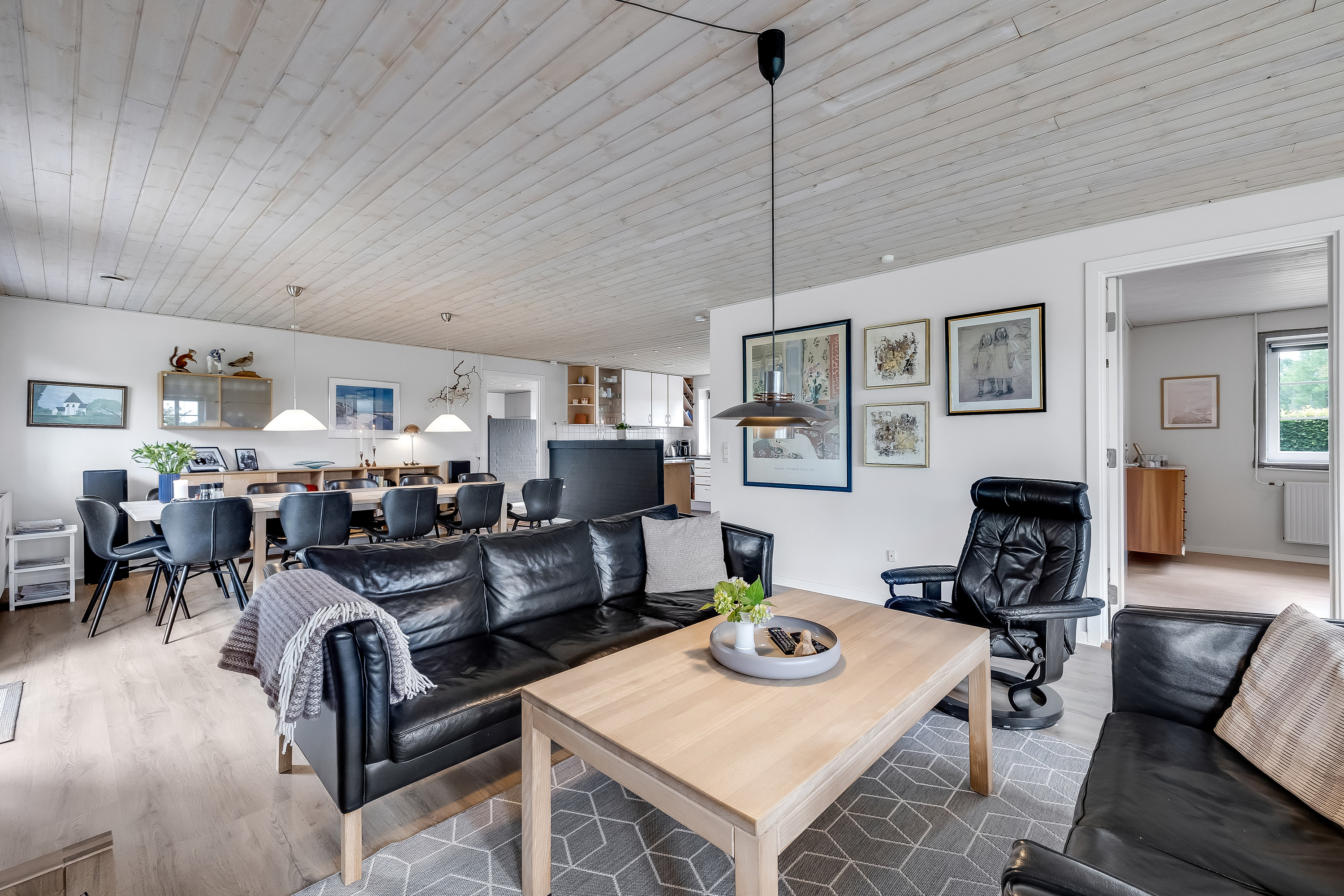 Fremhævet stue billede i fuldskærmstilstand. Billede af Langerdalvej 4, 6940 Lem St