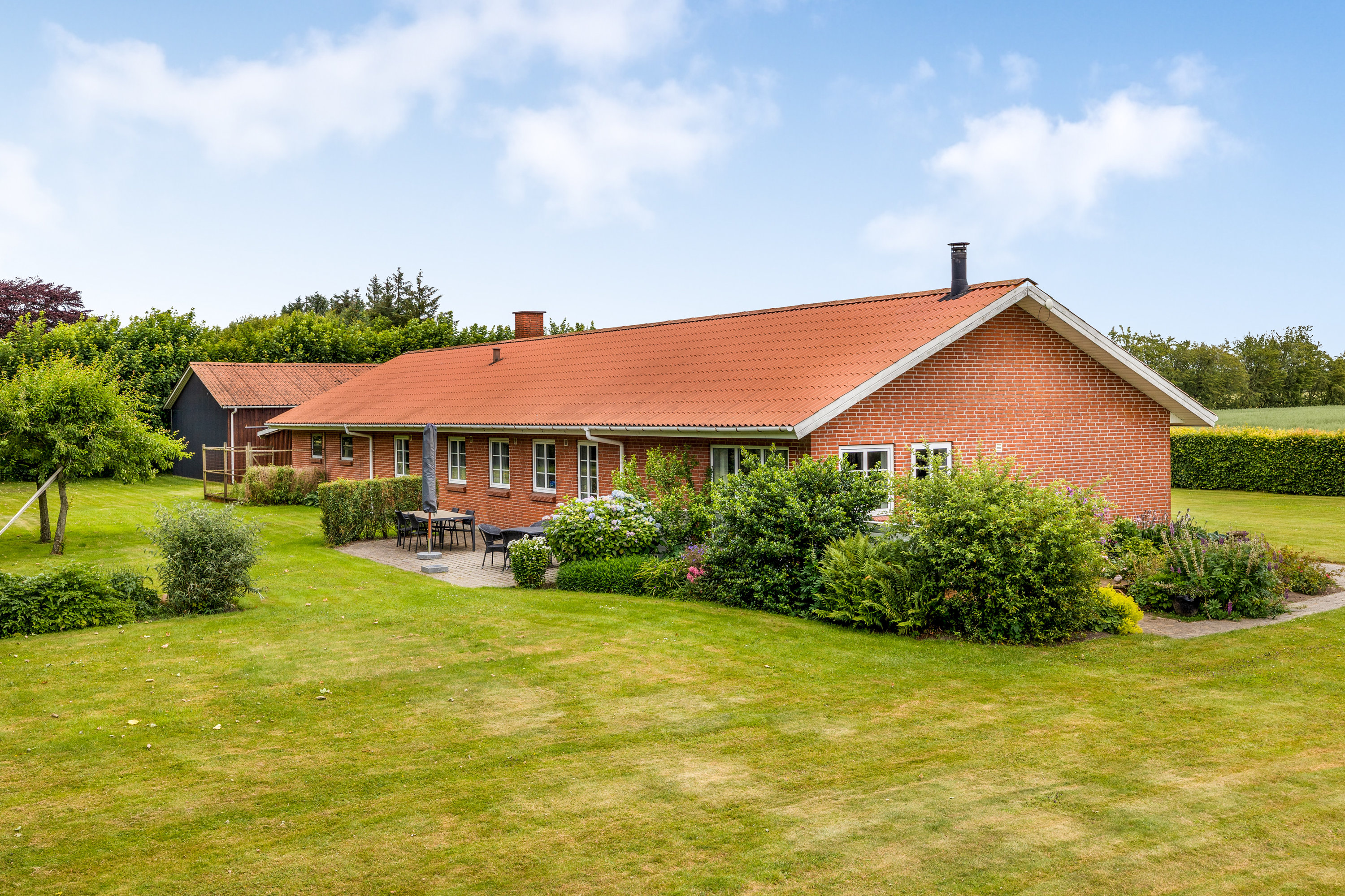 Fremhævet facade billede i fuldskærmstilstand. Billede af Langerdalvej 4, 6940 Lem St