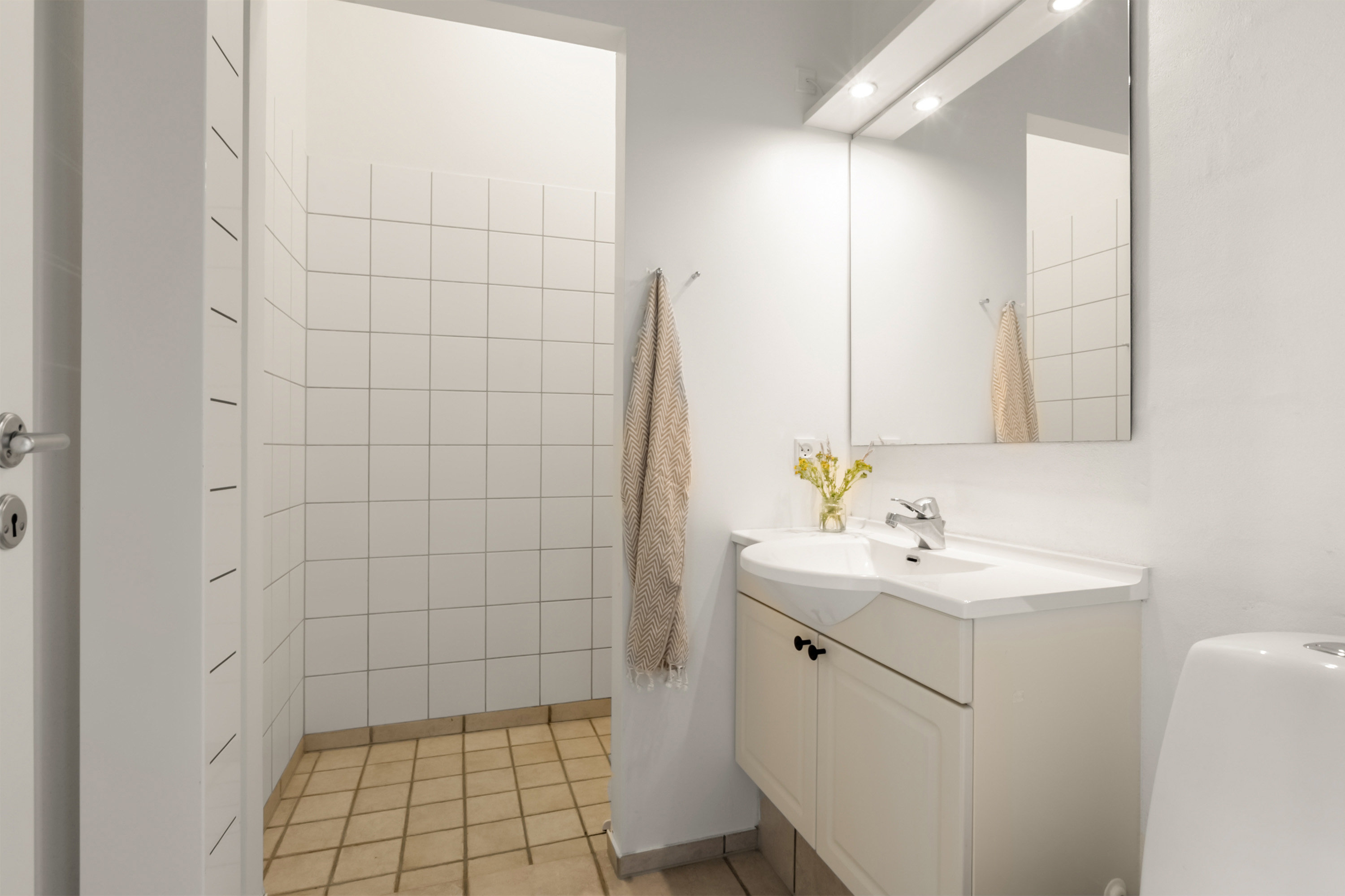 Fremhævet badeværelse billede i fuldskærmstilstand. Billede af Frederikshøjvænget 2, Løjt Nørresk, 6200 Aabenraa