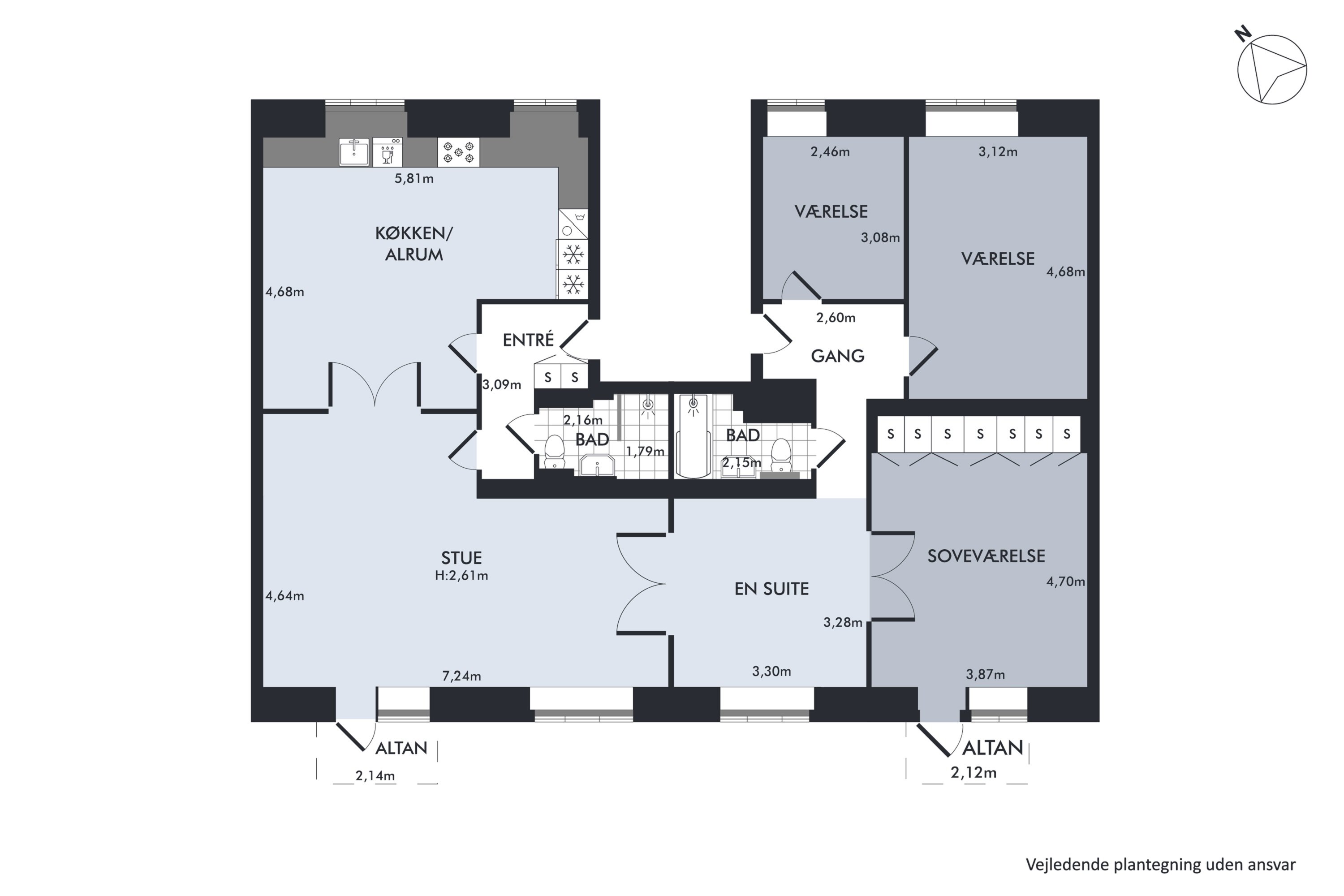 Plantegninger billede af Mariendalsvej 65, 2., 2000 Frederiksberg