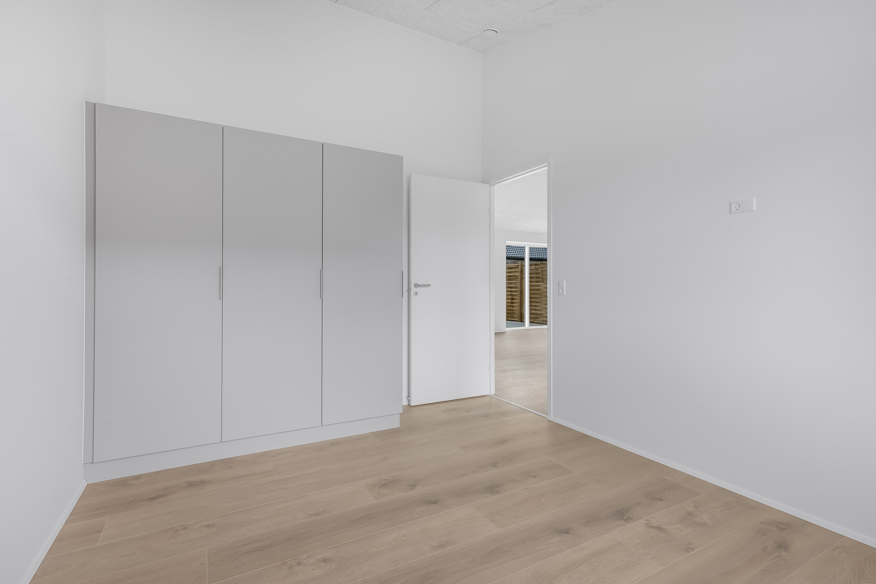 Fremhævet soveværelse billede i fuldskærmstilstand. Billede af Meltoften 2D, Nr Felding, 7500 Holstebro