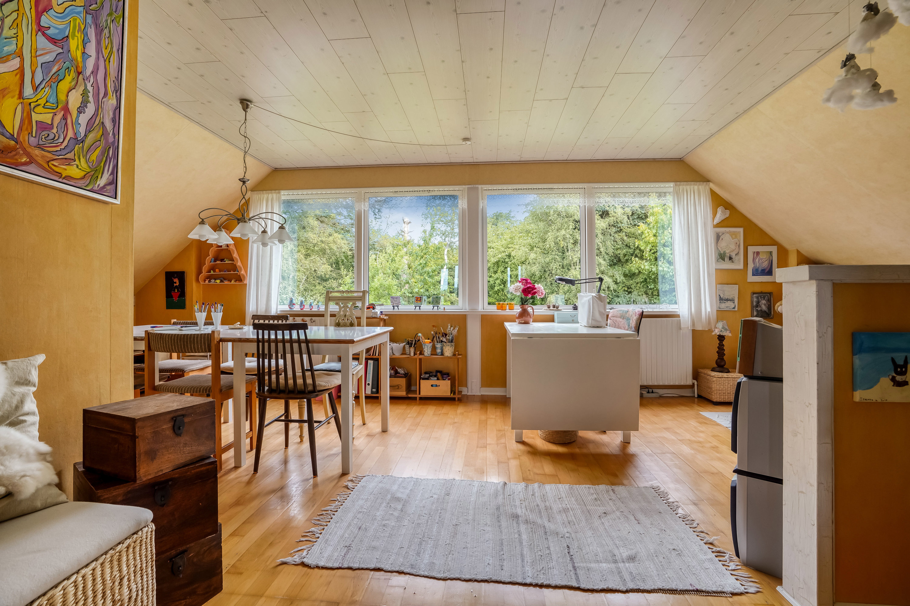 Fremhævet stue billede i fuldskærmstilstand. Billede af Søtoften 11, 8740 Brædstrup