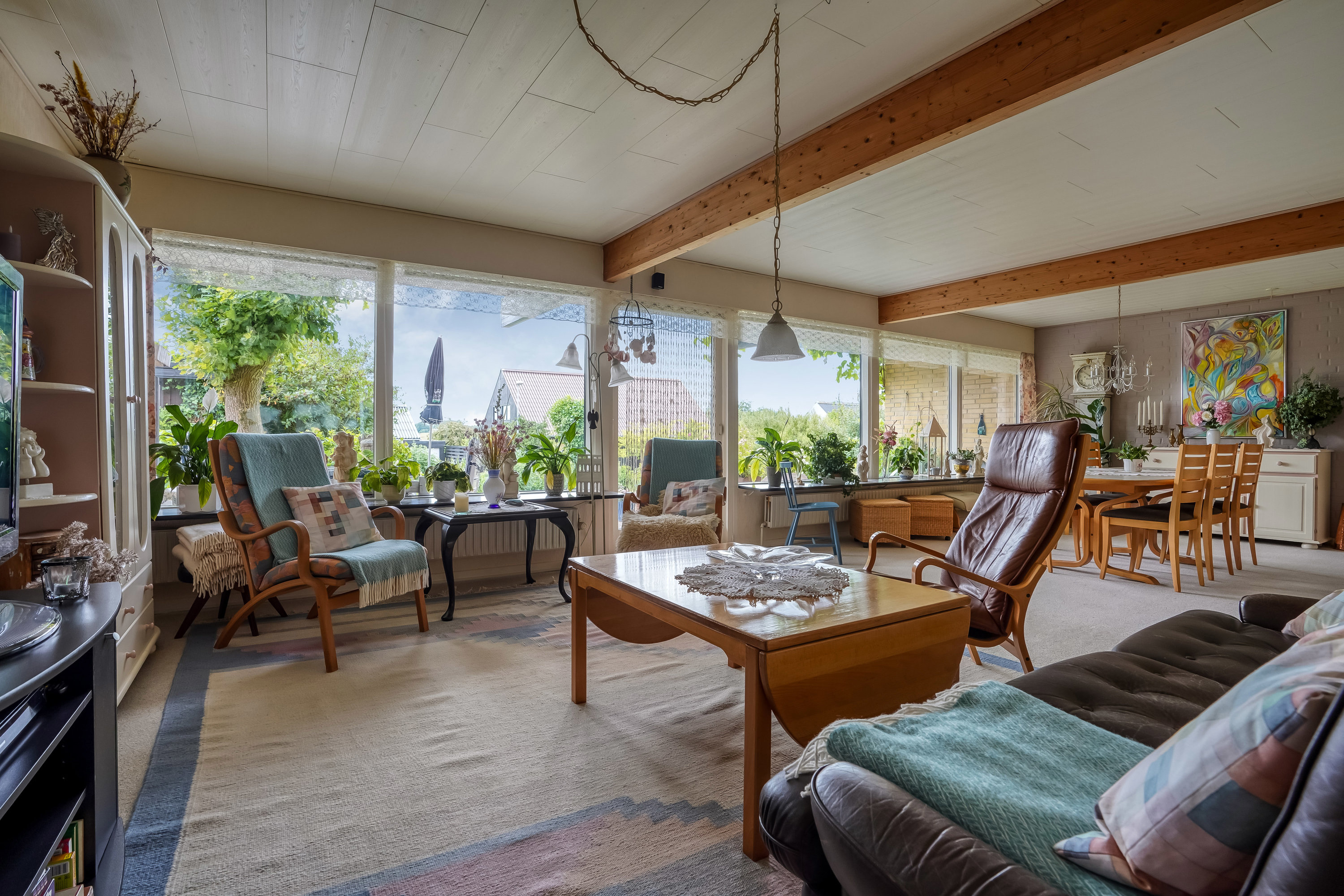 Fremhævet stue billede i fuldskærmstilstand. Billede af Søtoften 11, 8740 Brædstrup