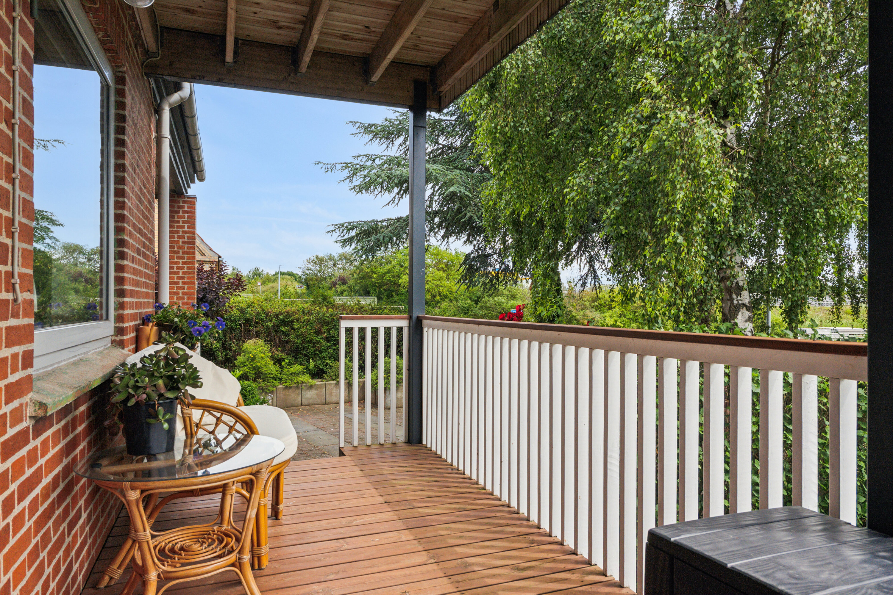 Fremhævet terrasse billede i fuldskærmstilstand. Billede af Halsebyvej 45, Svenstrup, 4220 Korsør