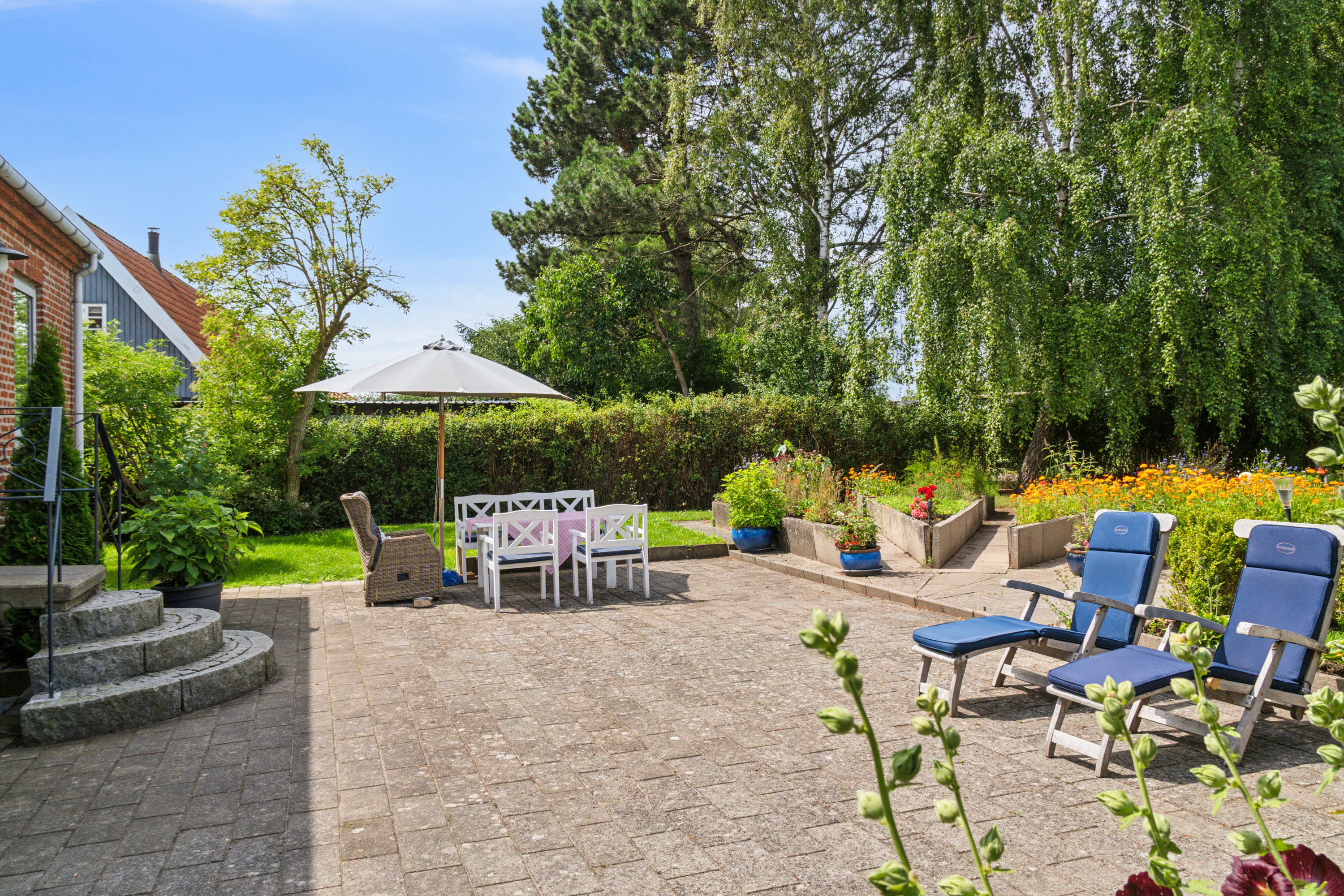 Fremhævet terrasse billede i fuldskærmstilstand. Billede af Halsebyvej 45, Svenstrup, 4220 Korsør