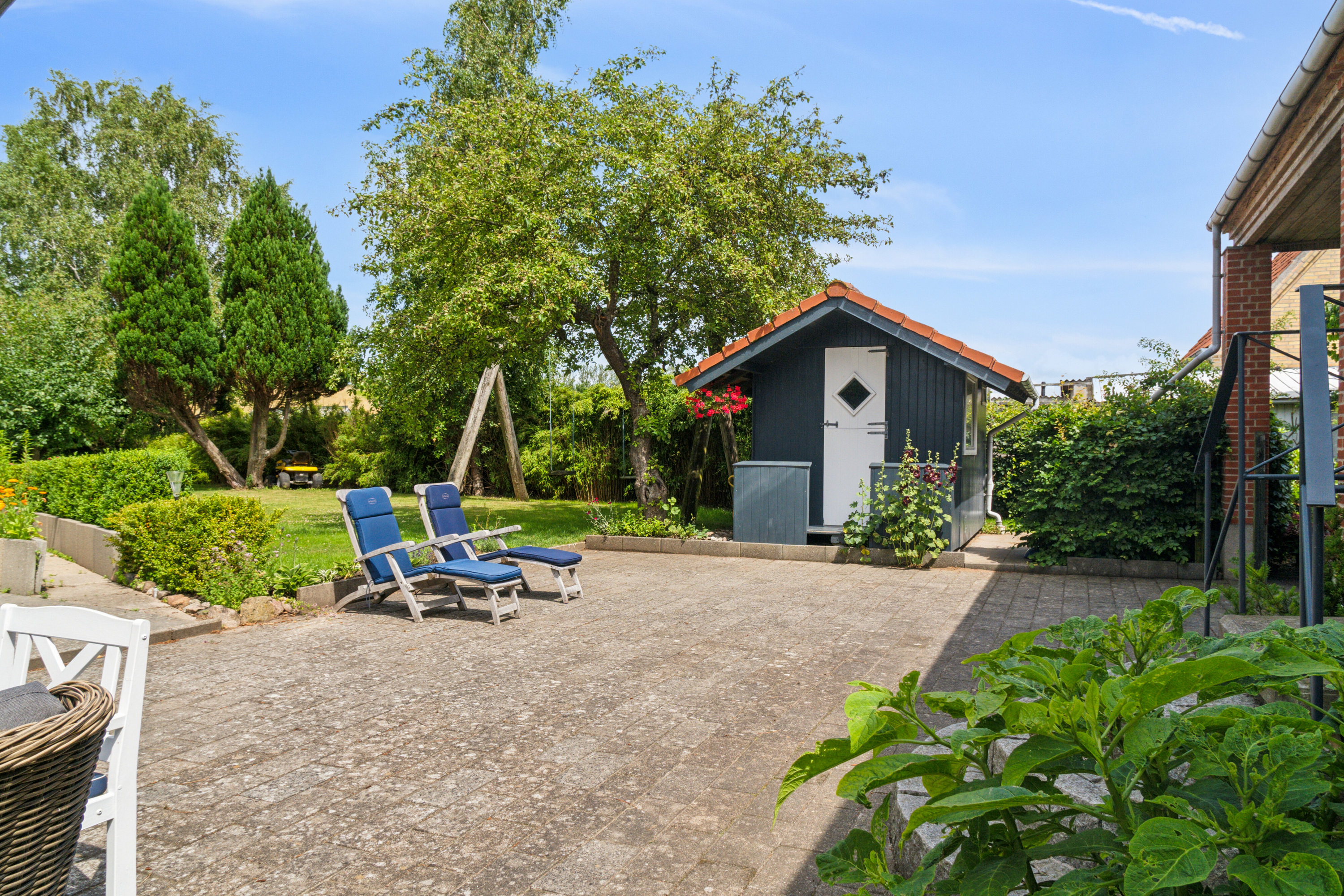 Fremhævet terrasse billede i fuldskærmstilstand. Billede af Halsebyvej 45, Svenstrup, 4220 Korsør