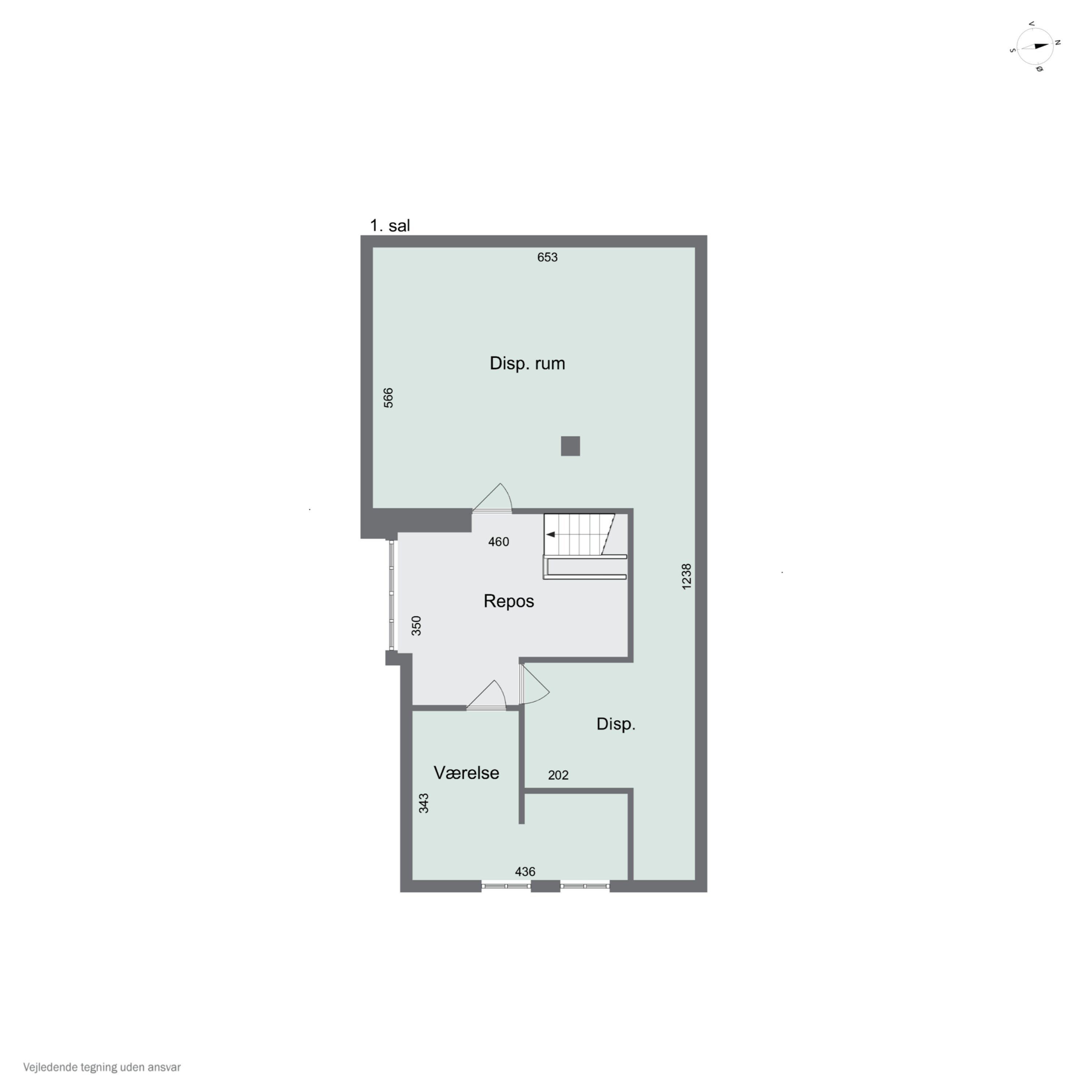 Plantegninger billede af Skørrebrovejen 5, Vestermarie, 3720 Aakirkeby