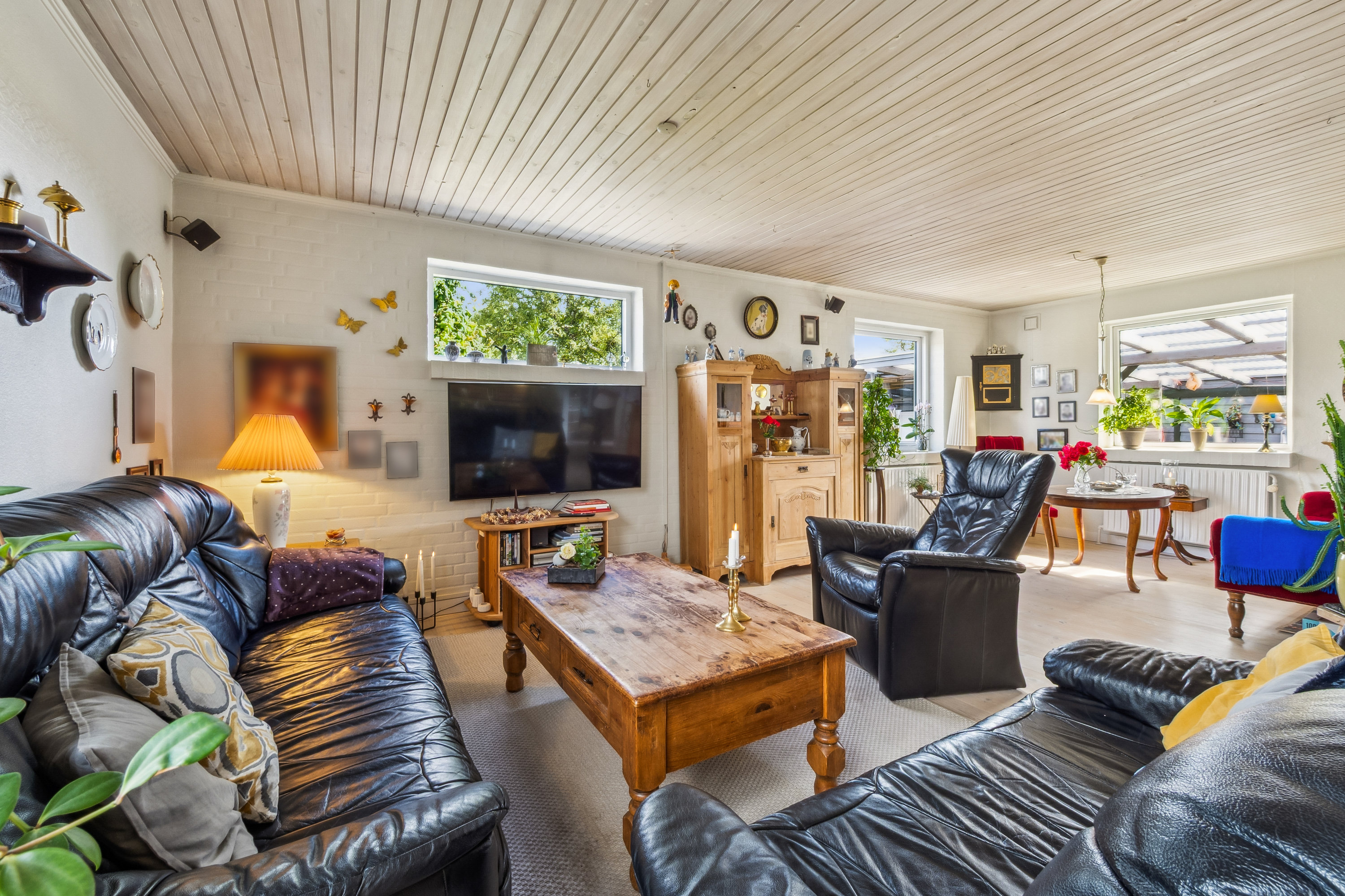 Fremhævet stue billede i fuldskærmstilstand. Billede af Bysvinget 9, Elsø, 7900 Nykøbing M