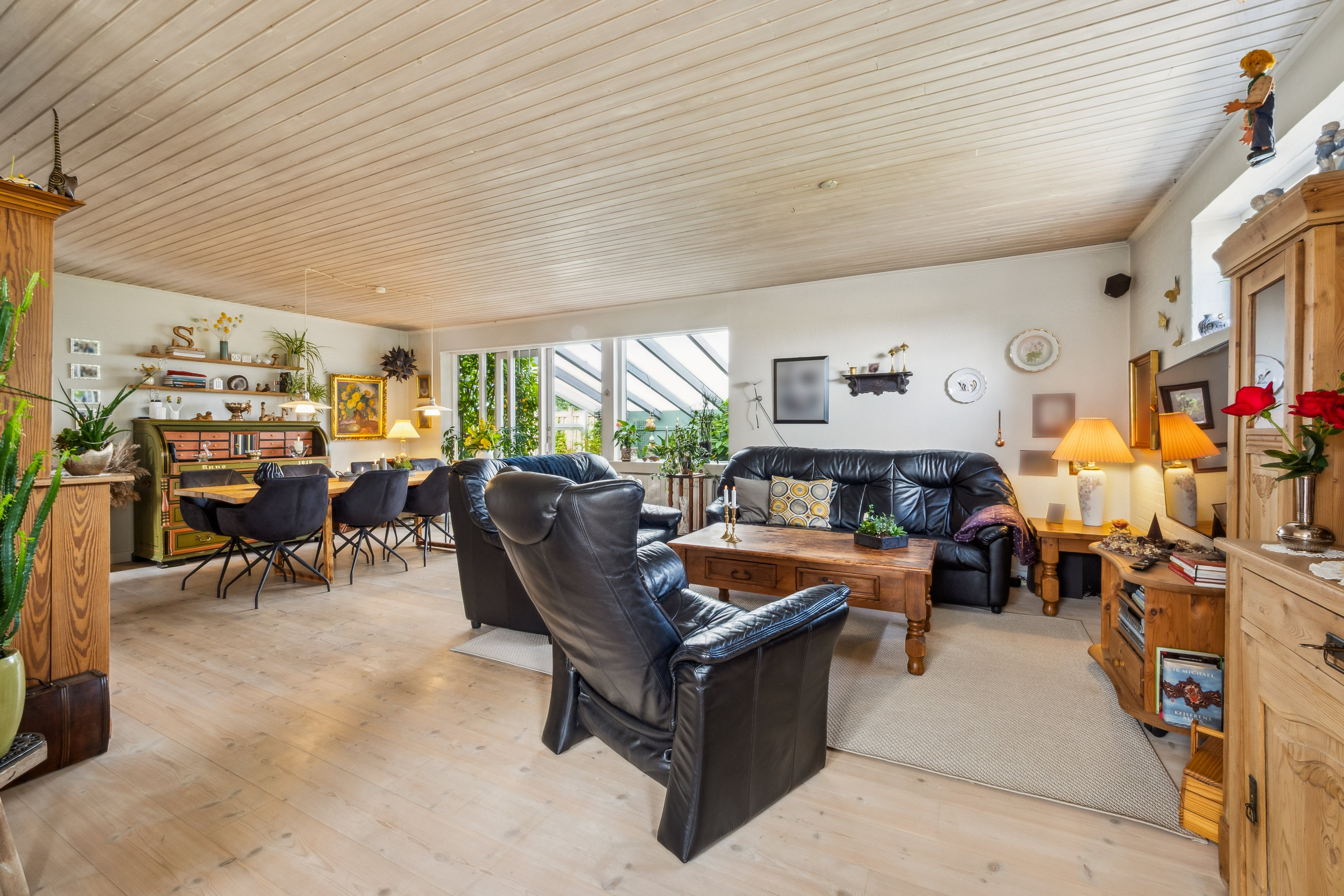 Fremhævet stue billede i fuldskærmstilstand. Billede af Bysvinget 9, Elsø, 7900 Nykøbing M