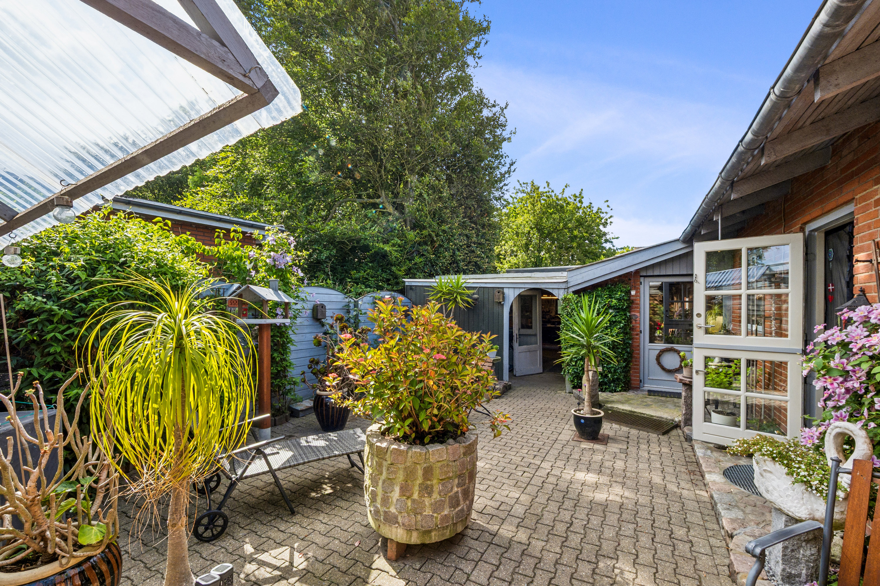 Fremhævet terrasse billede i fuldskærmstilstand. Billede af Bysvinget 9, Elsø, 7900 Nykøbing M