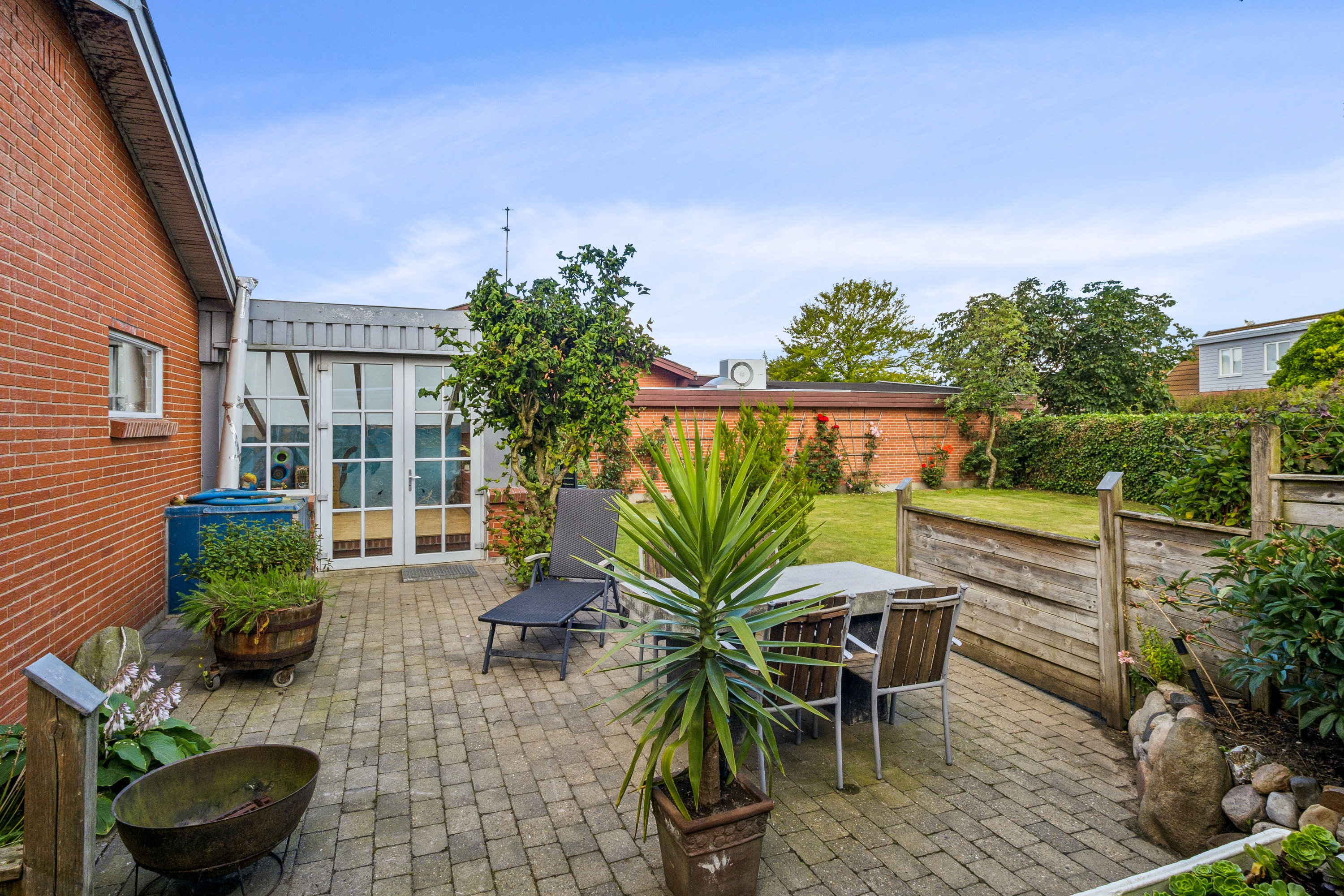 Fremhævet terrasse billede i fuldskærmstilstand. Billede af Bysvinget 9, Elsø, 7900 Nykøbing M