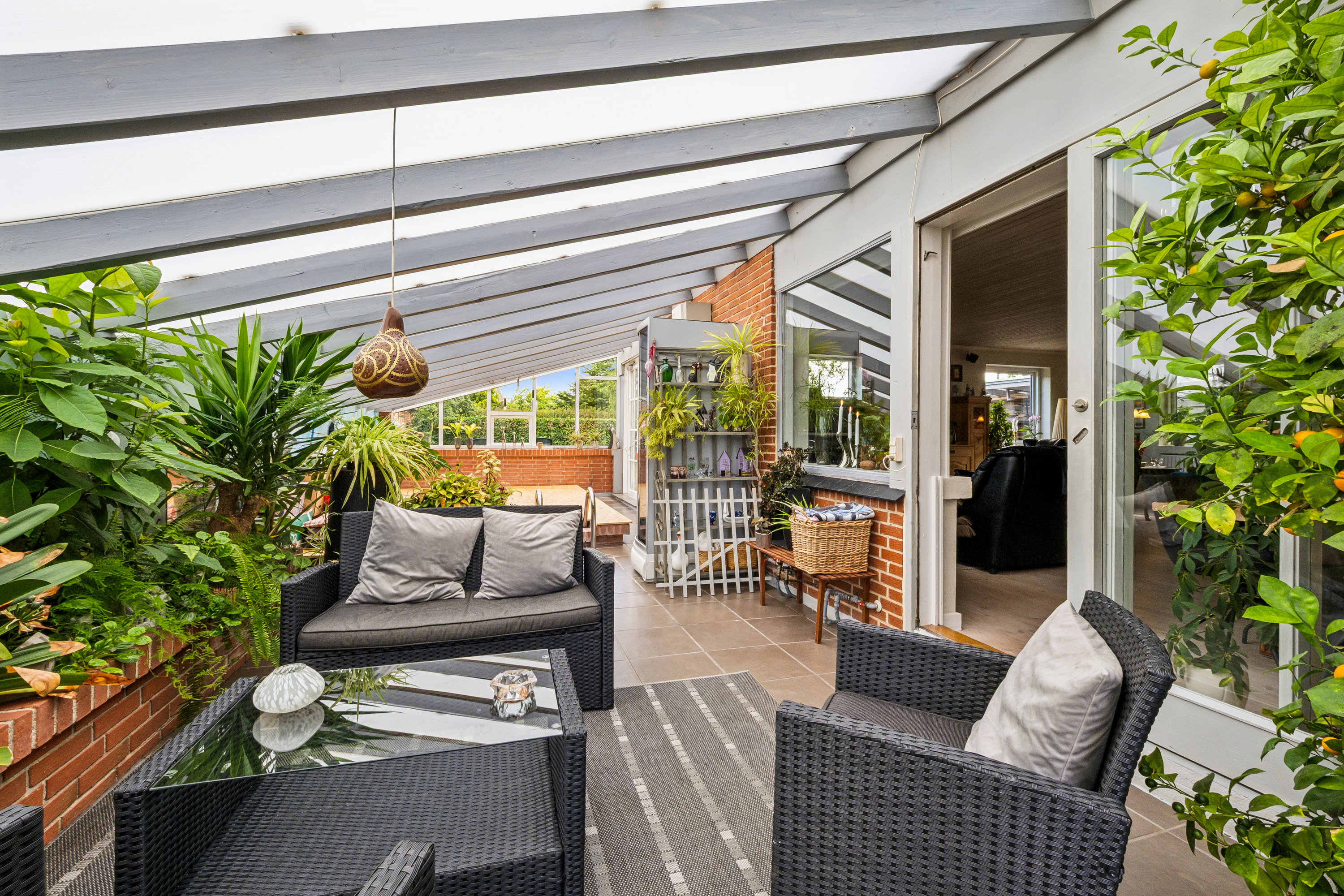 Fremhævet terrasse billede i fuldskærmstilstand. Billede af Bysvinget 9, Elsø, 7900 Nykøbing M