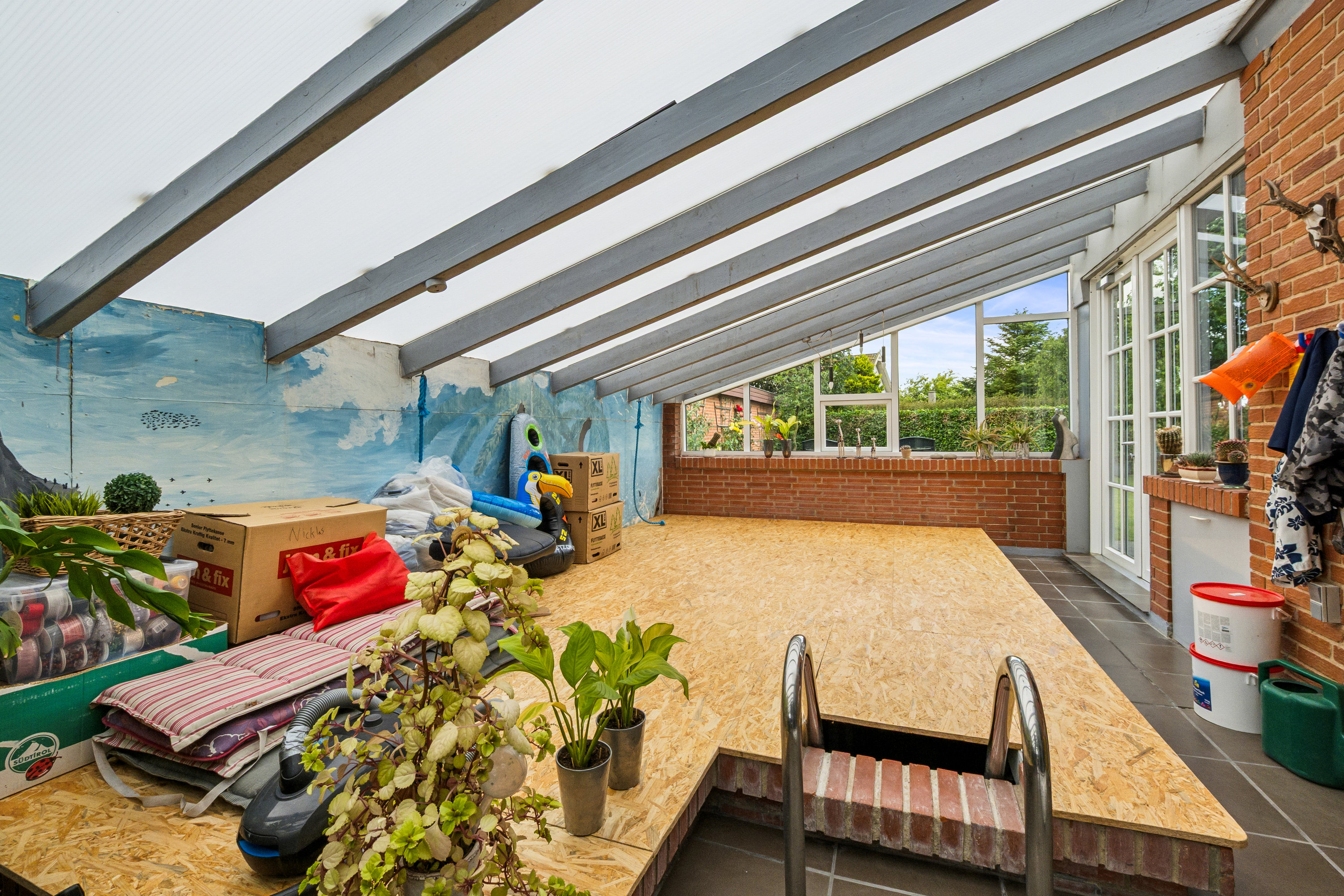 Fremhævet terrasse billede i fuldskærmstilstand. Billede af Bysvinget 9, Elsø, 7900 Nykøbing M