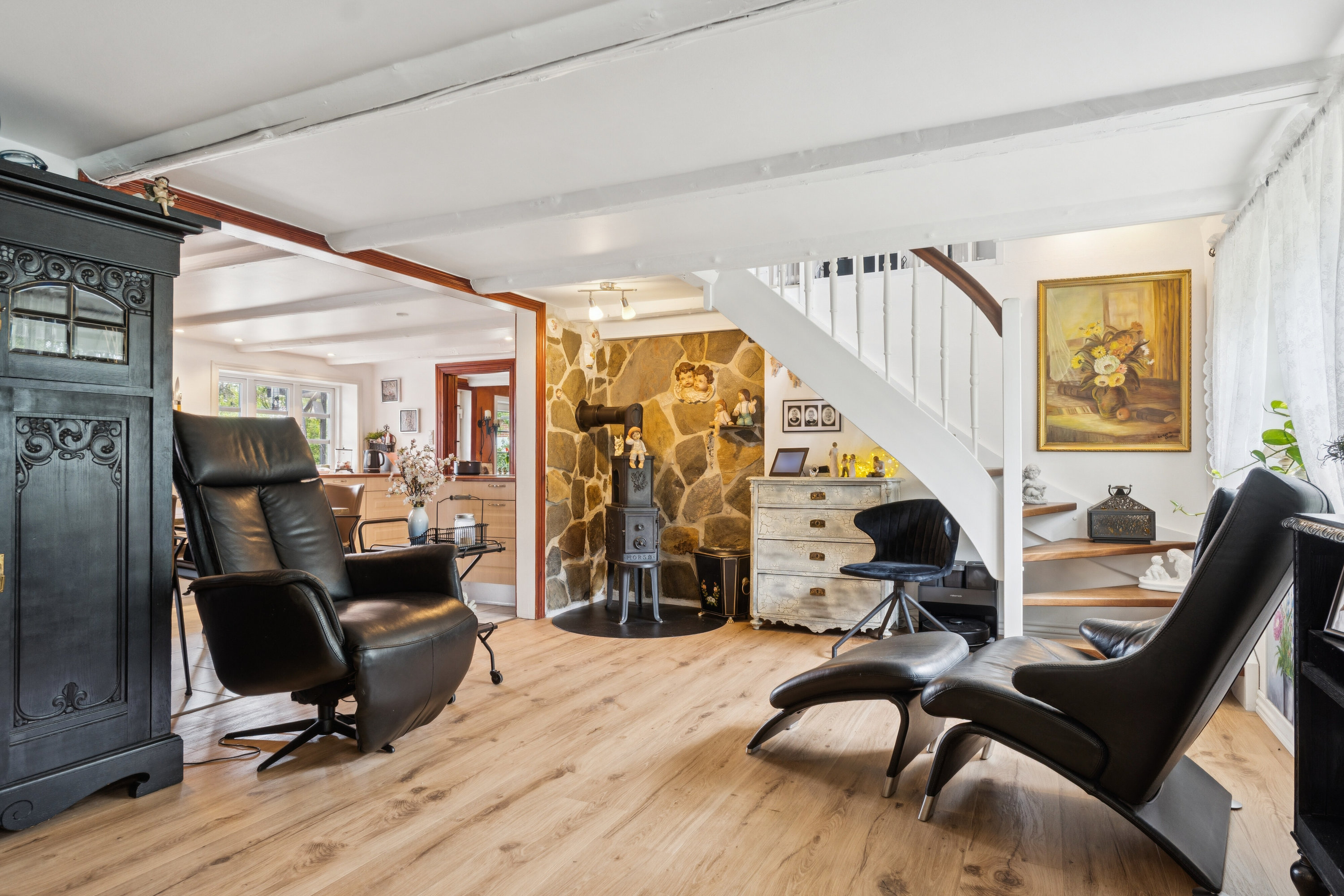 Fremhævet stue billede i fuldskærmstilstand. Billede af Sørig Engvej 26, Sørig, 9881 Bindslev