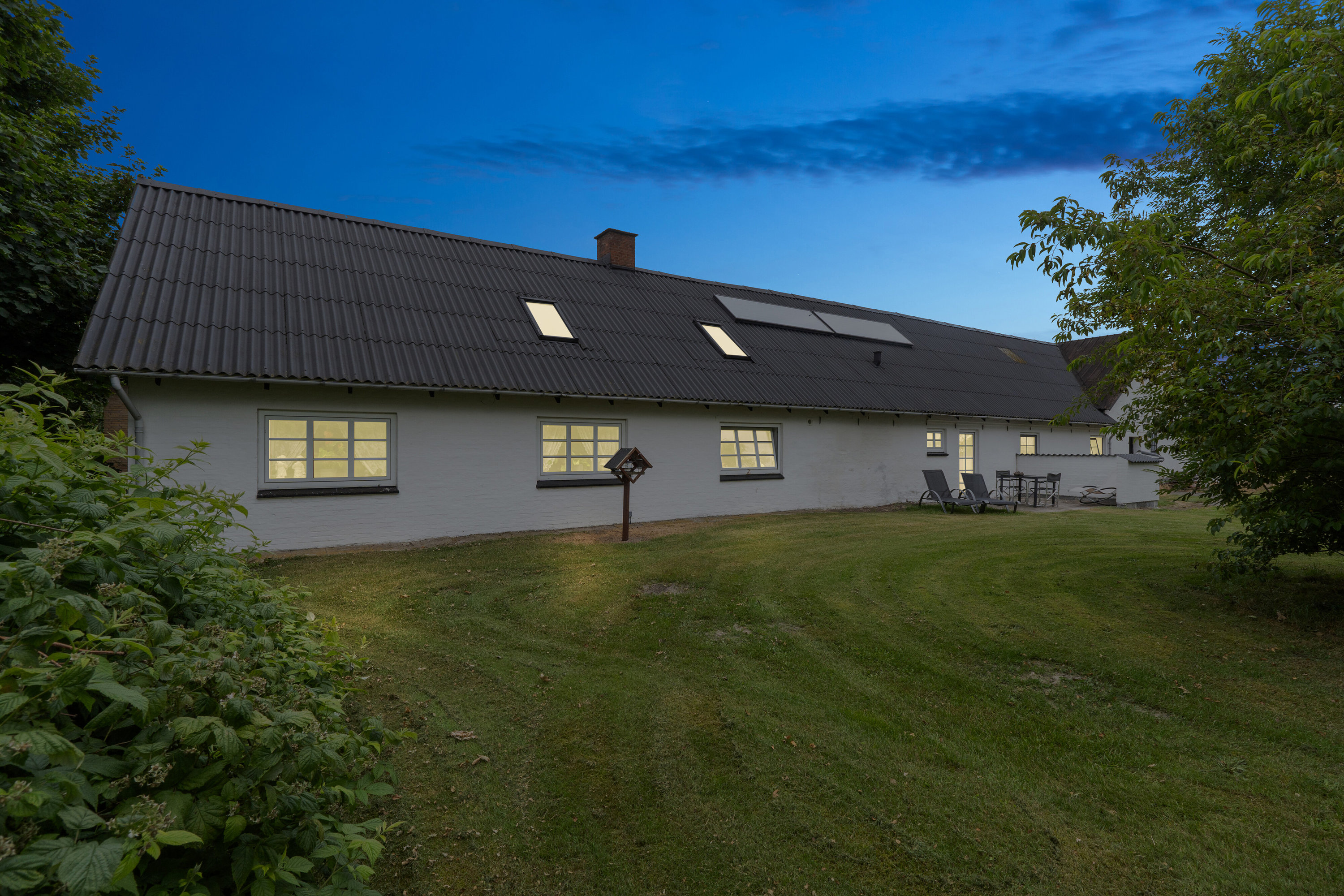 Fremhævet set fra haven billede i fuldskærmstilstand. Billede af Sørig Engvej 26, Sørig, 9881 Bindslev