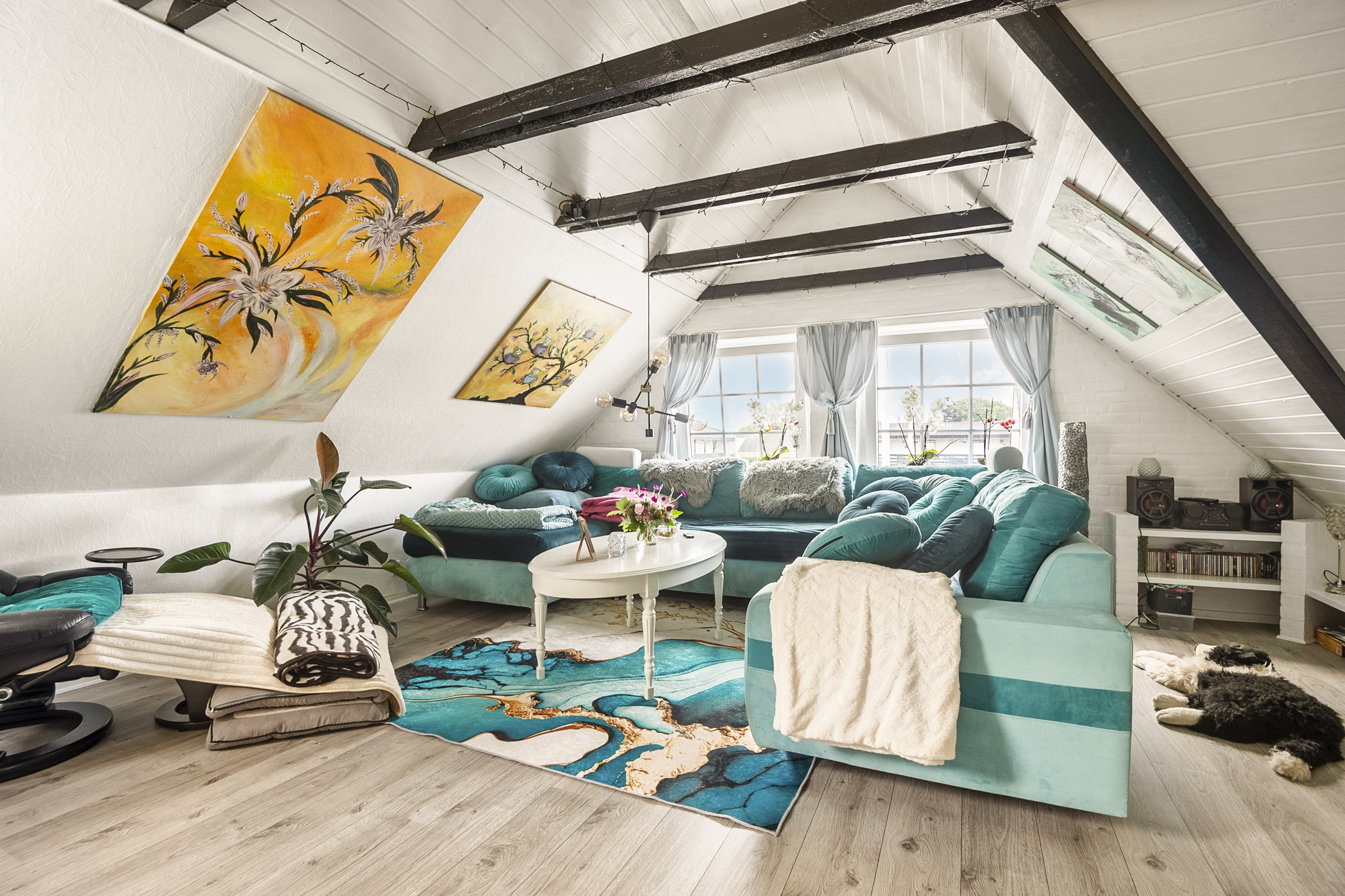 Fremhævet stue billede i fuldskærmstilstand. Billede af Vesterhavsvej 26, 6852 Billum