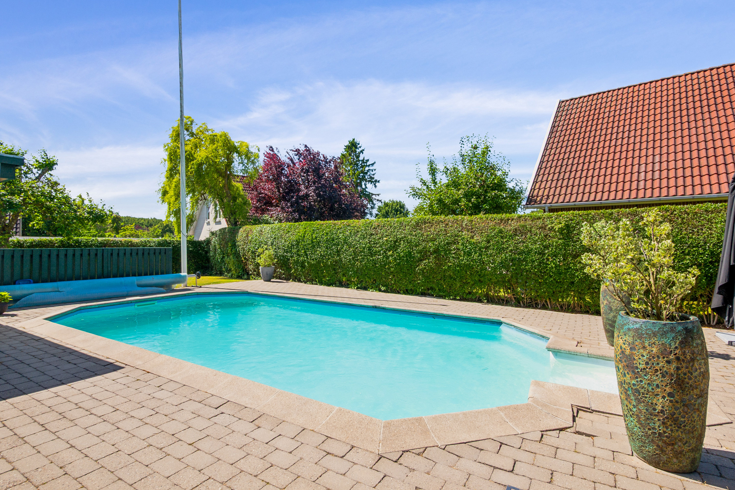 Fremhævet pool billede i fuldskærmstilstand. Billede af Gartnerbakken 5, 2625 Vallensbæk