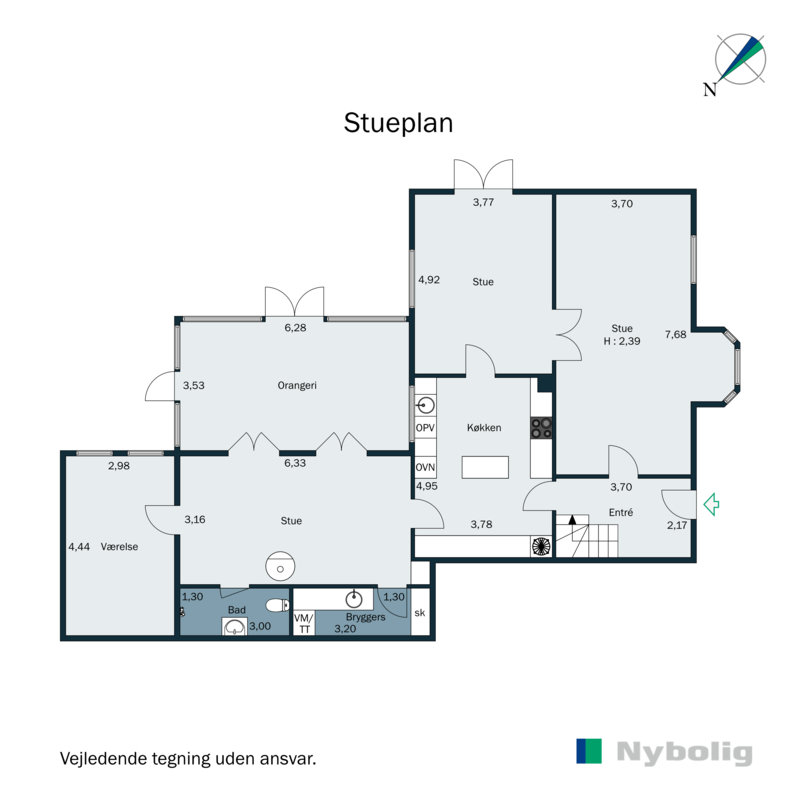 Plantegninger billede af Torupvej 7, 8350 Hundslund