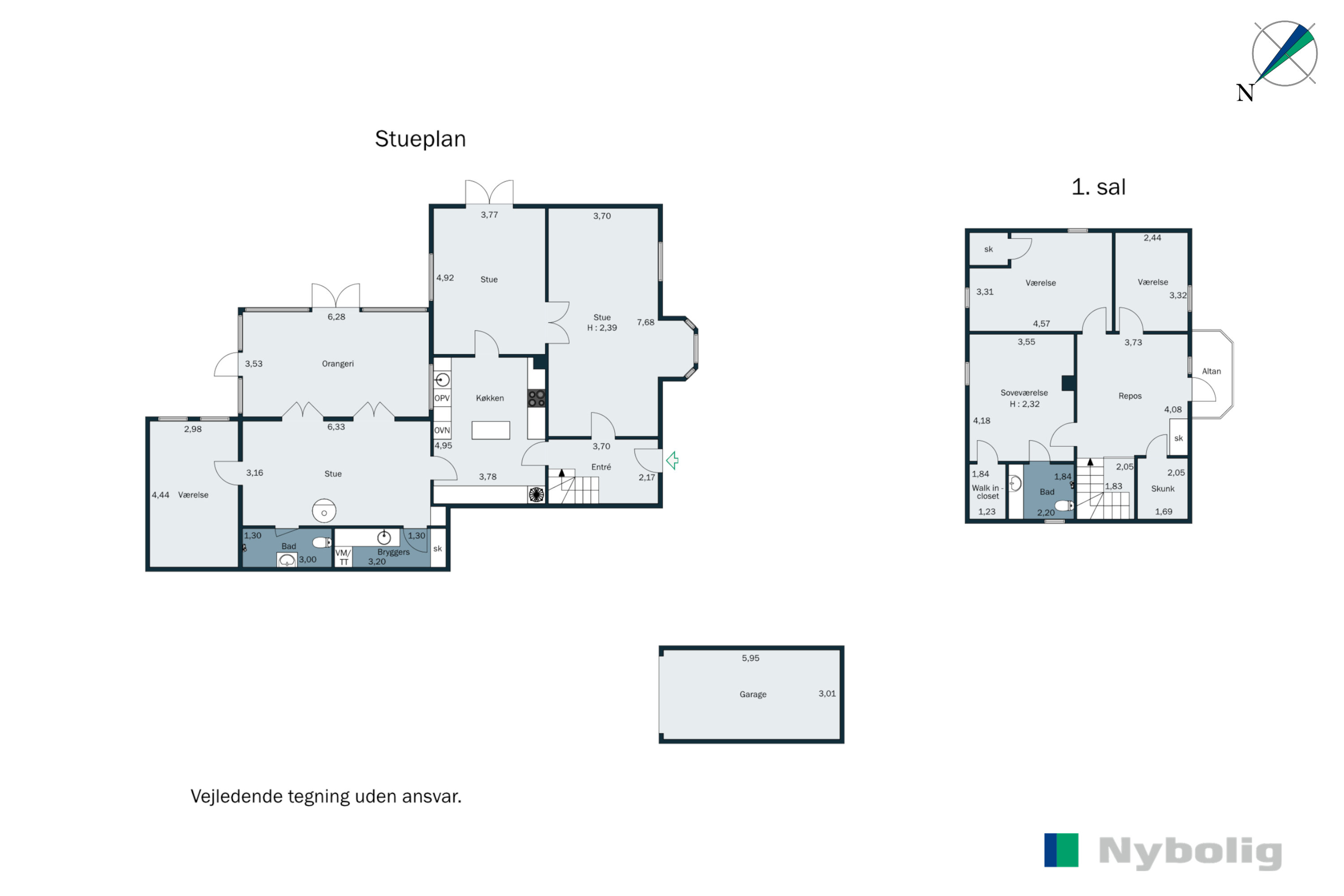 Plantegninger billede af Torupvej 7, 8350 Hundslund