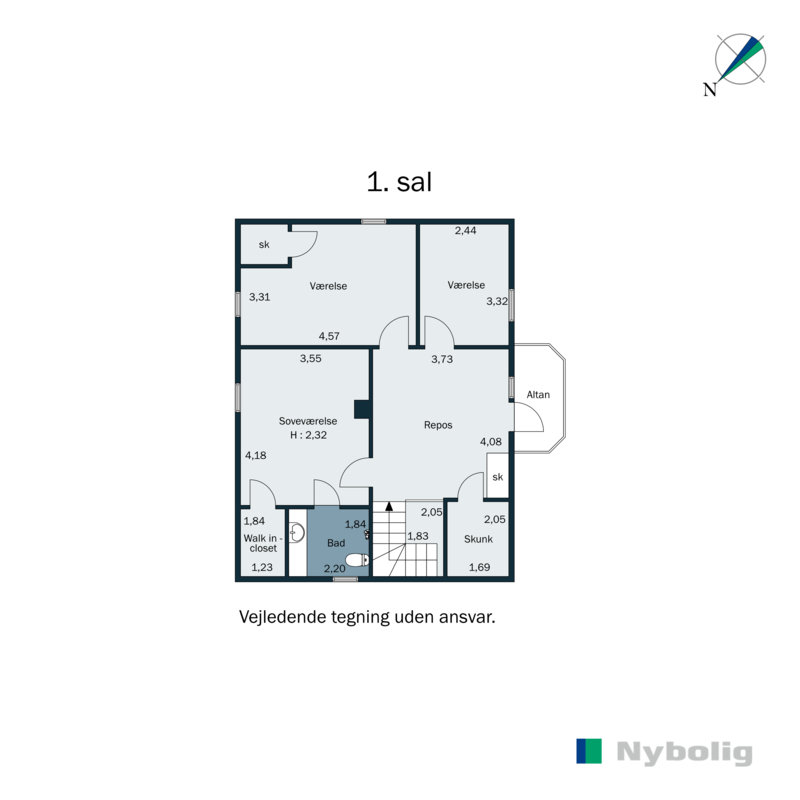 Plantegninger billede af Torupvej 7, 8350 Hundslund