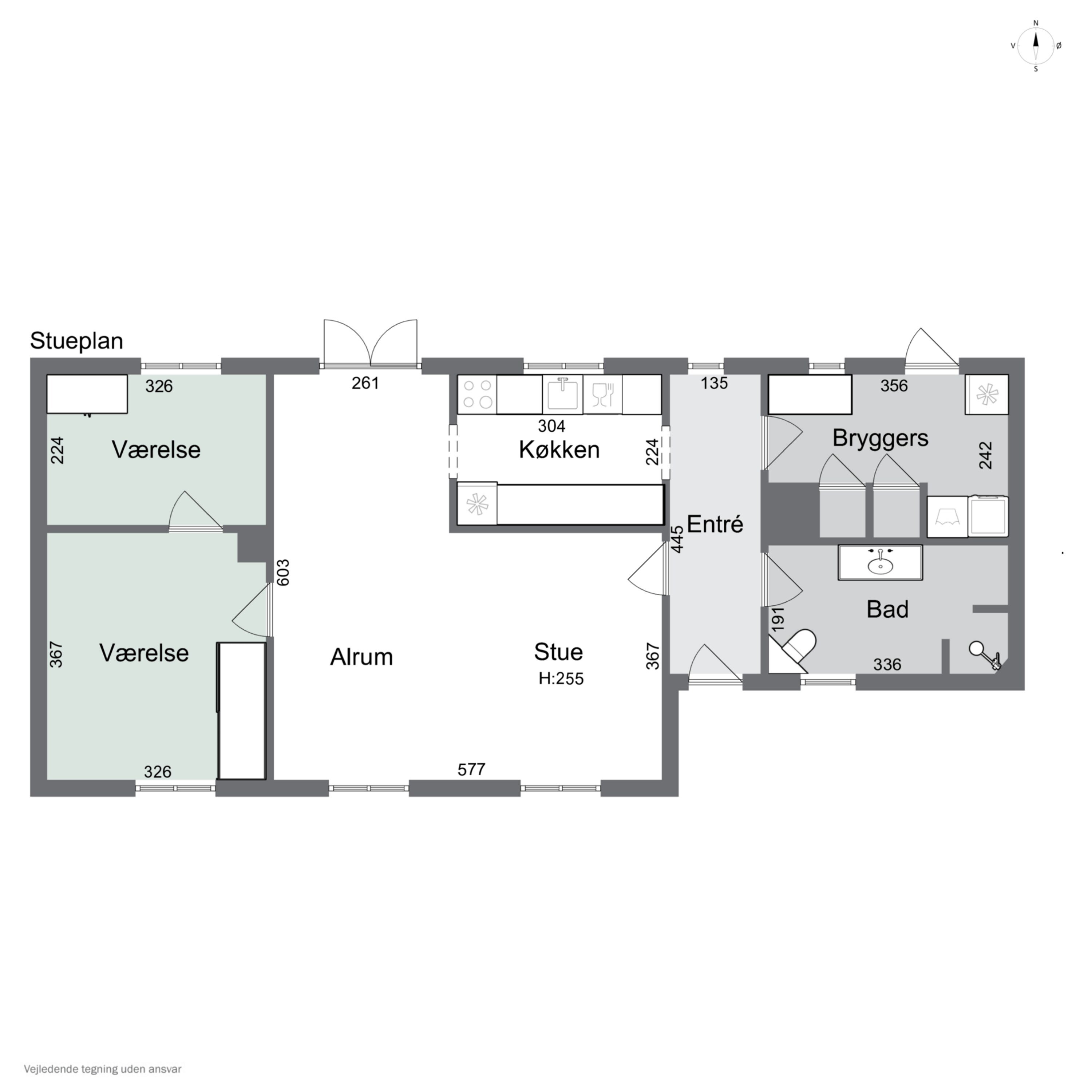 Plantegninger billede af Bjerregaardsvej 35, 7700 Thisted