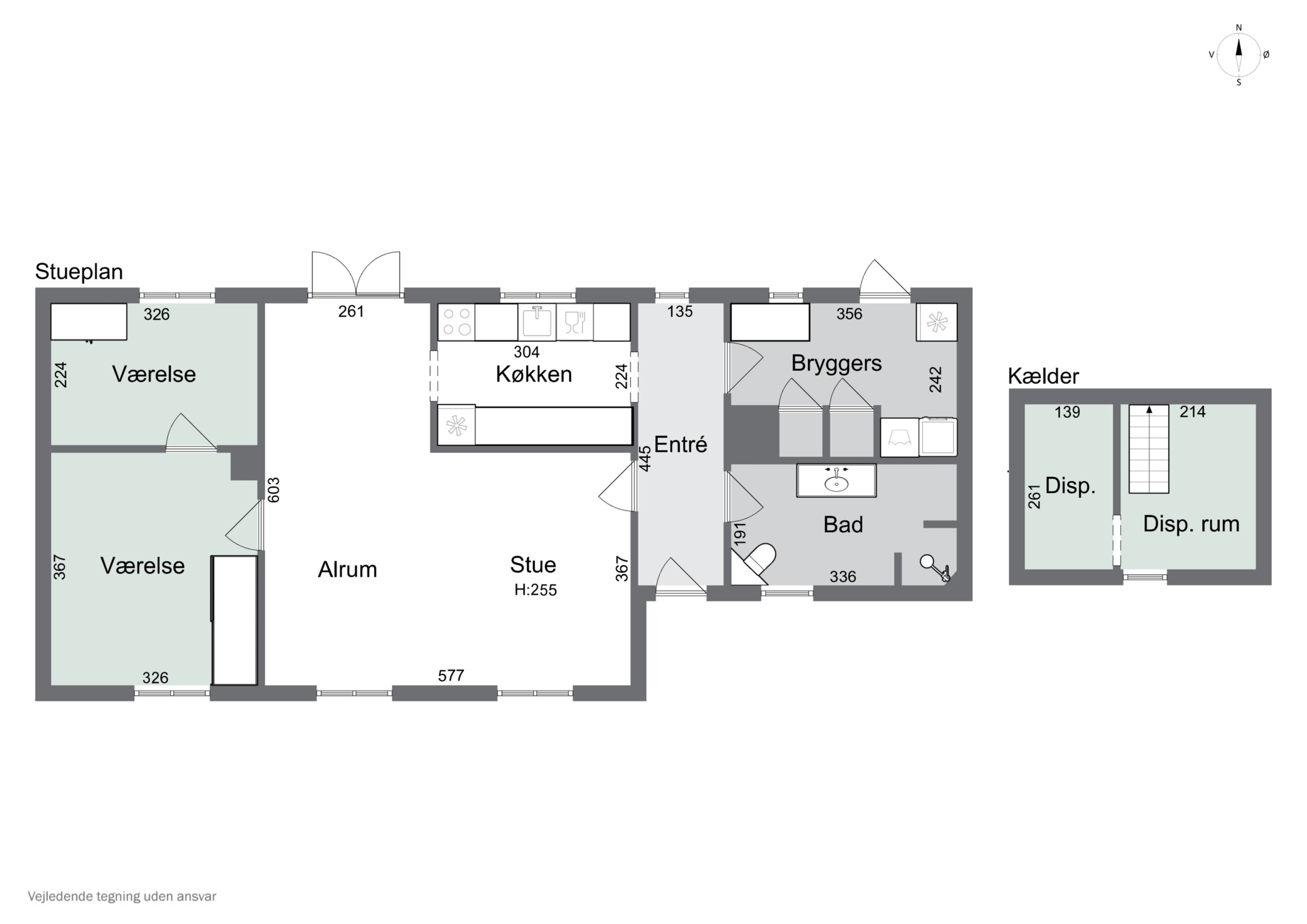 Plantegninger billede af Bjerregaardsvej 35, 7700 Thisted