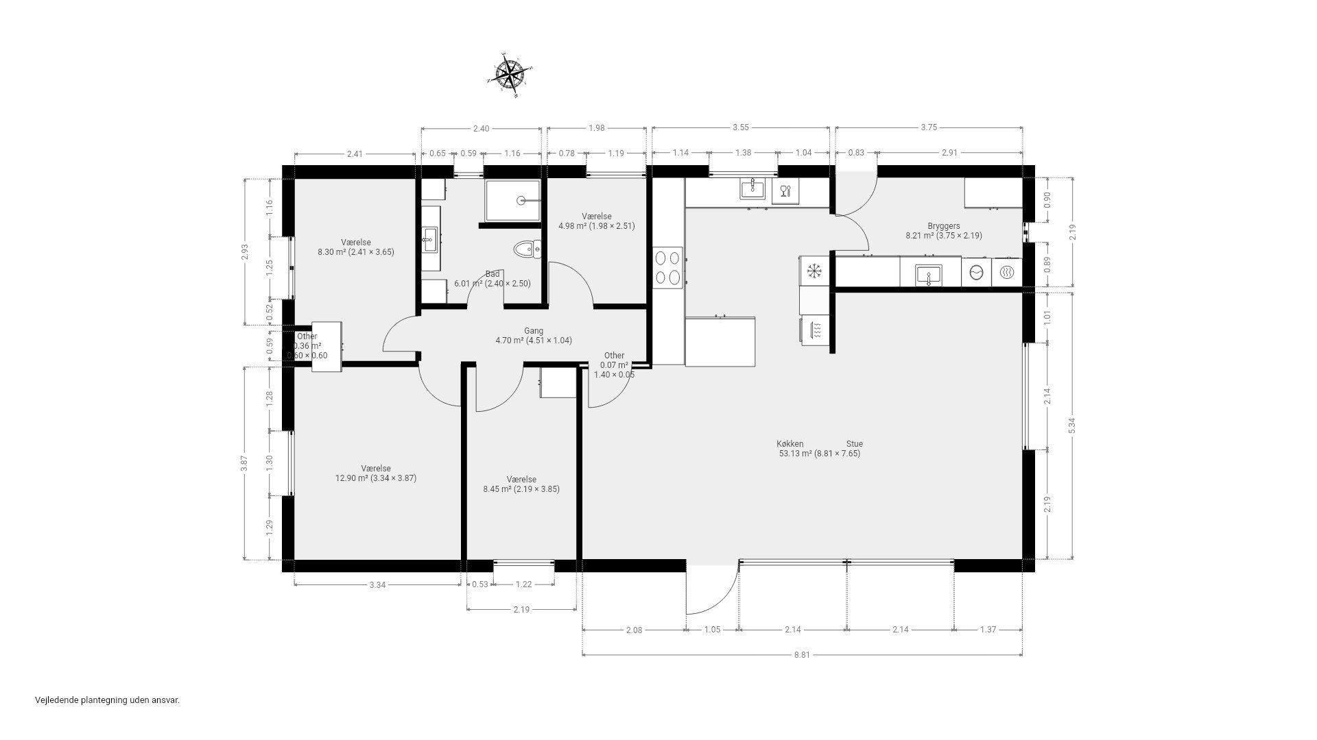 Plantegninger billede af Granvænget 16, Brobyværk, 5672 Broby