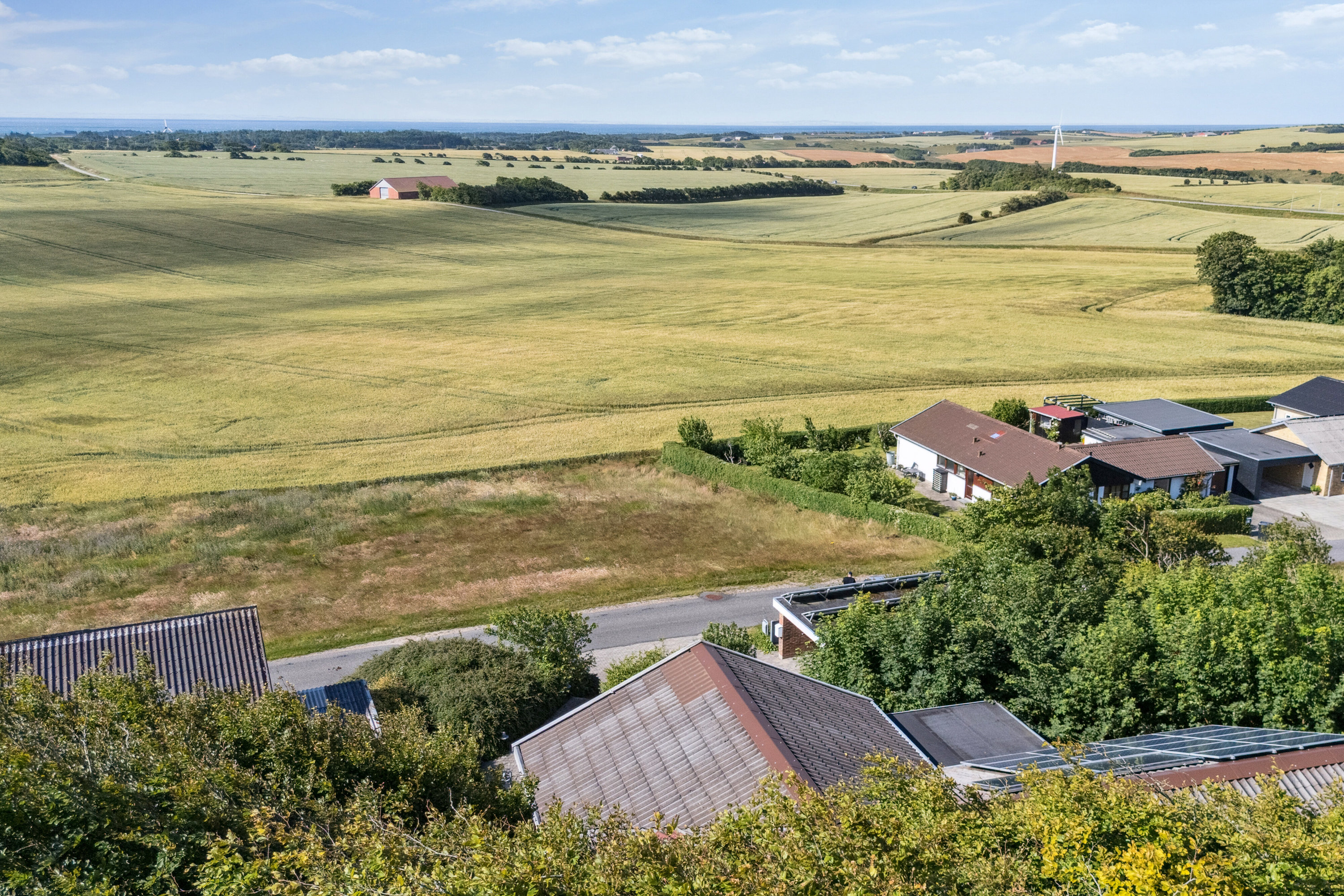 Miniaturebillede 1: luftfoto. Billede af Brendgårdvej 45, Ydby, 7760 Hurup Thy