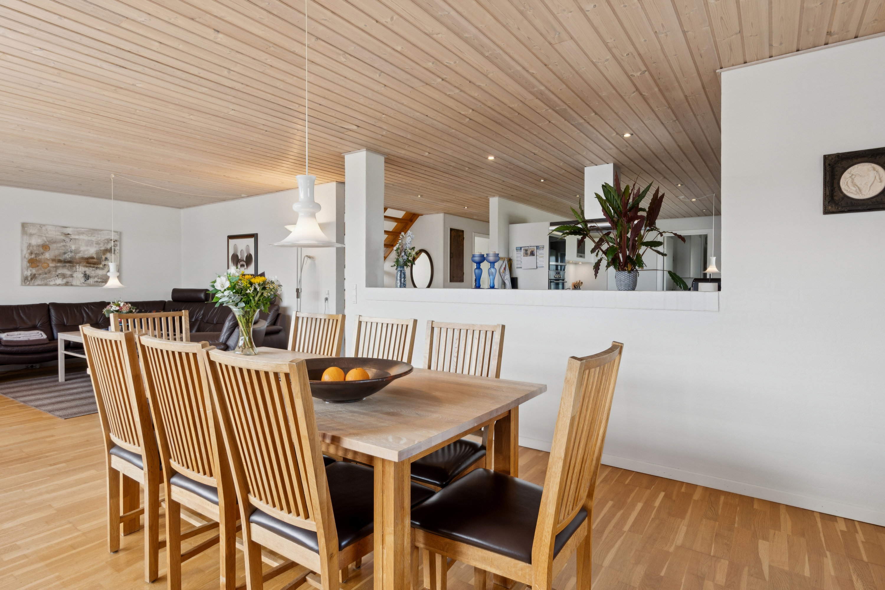 Fremhævet spisestue billede i fuldskærmstilstand. Billede af Bøgebakken 22, Ræhr, 7730 Hanstholm