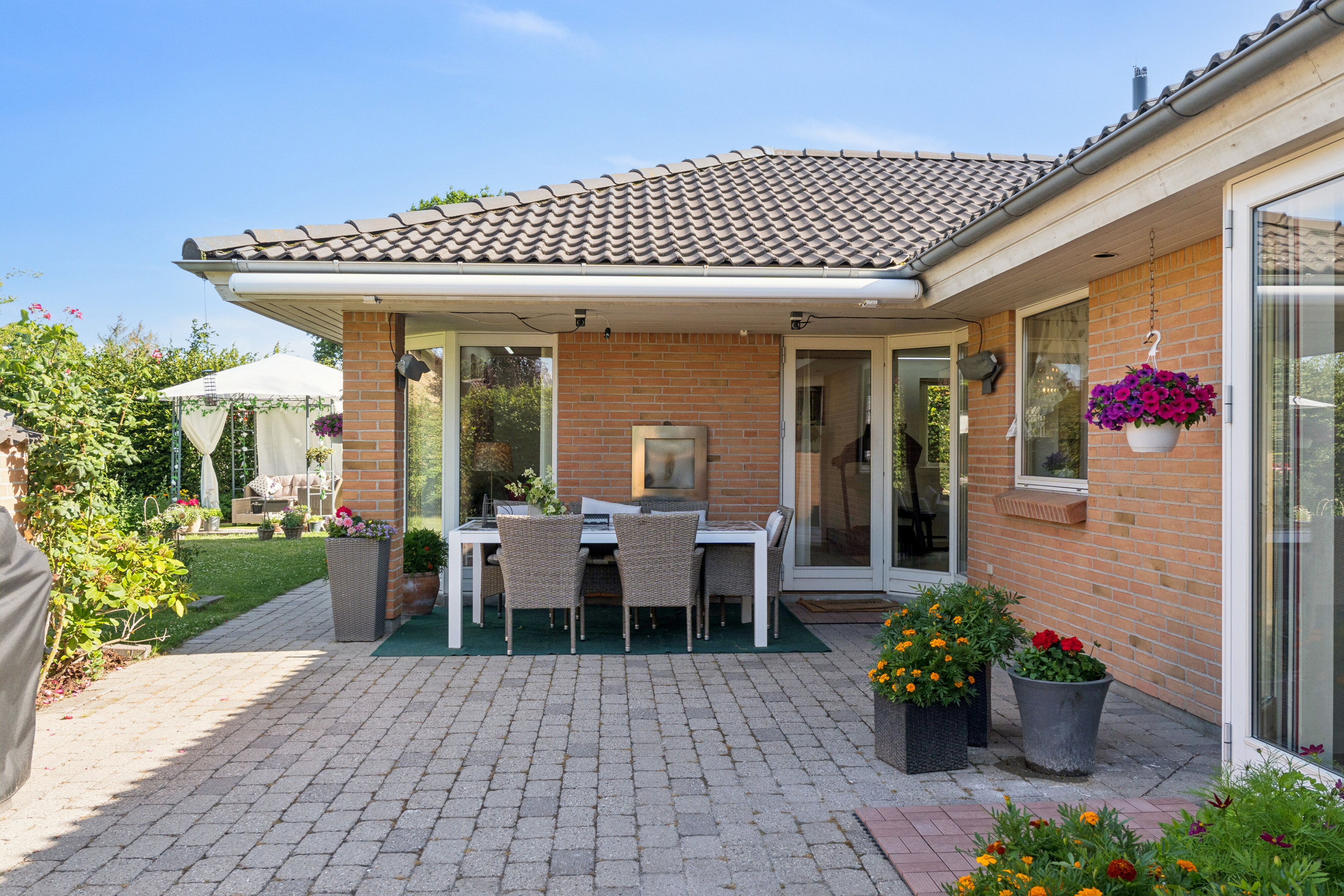 Fremhævet terrasse billede i fuldskærmstilstand. Billede af Græshaven 9B, Bullerup, 5320 Agedrup