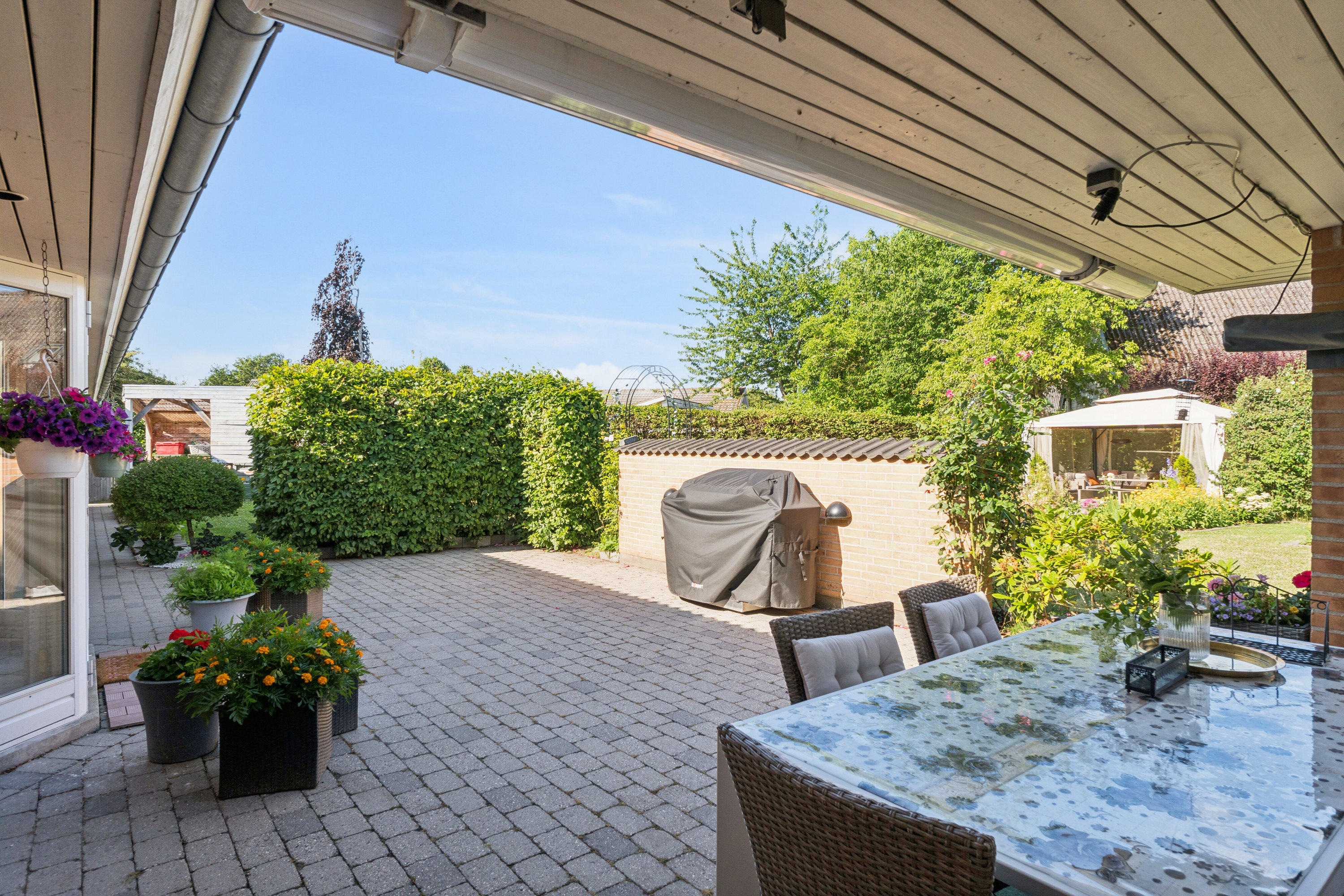 Fremhævet terrasse billede i fuldskærmstilstand. Billede af Græshaven 9B, Bullerup, 5320 Agedrup