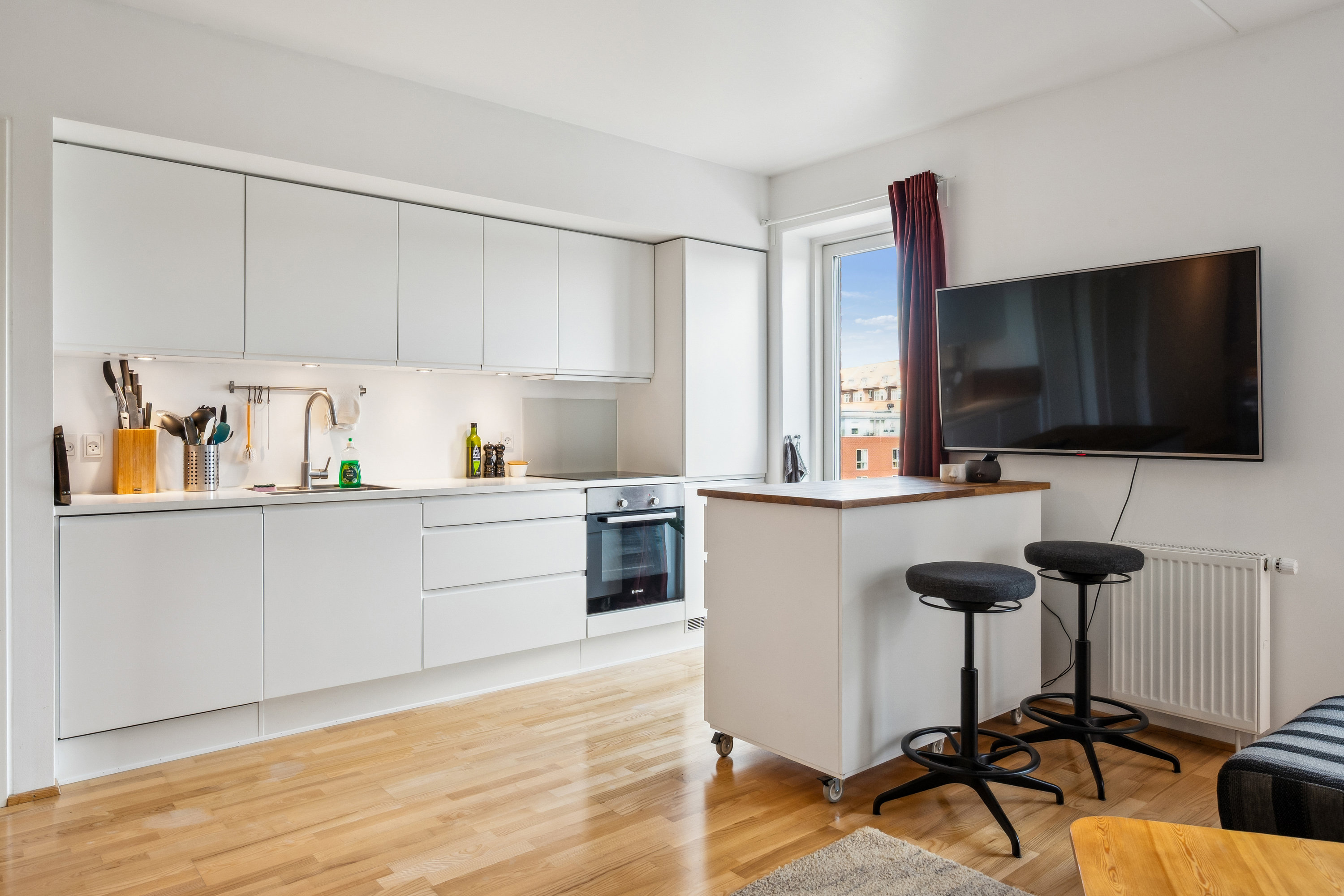 Fremhævet køkken billede i fuldskærmstilstand. Billede af Ceresbyen 37, 4. 1., 8000 Aarhus C