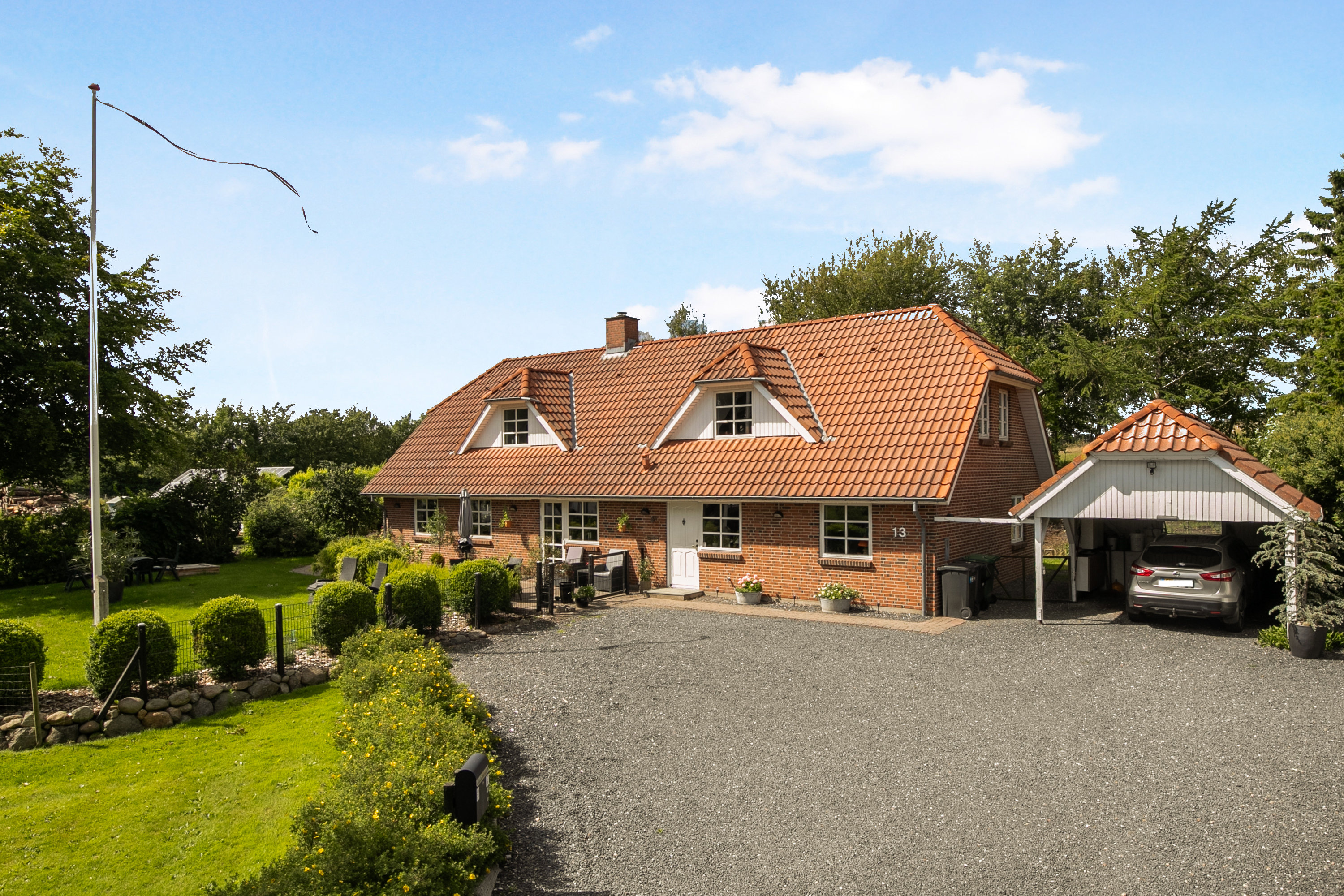 Miniaturebillede 1: ejendommen. Billede af Erik Banners Vej 13, Attrup, 9460 Brovst