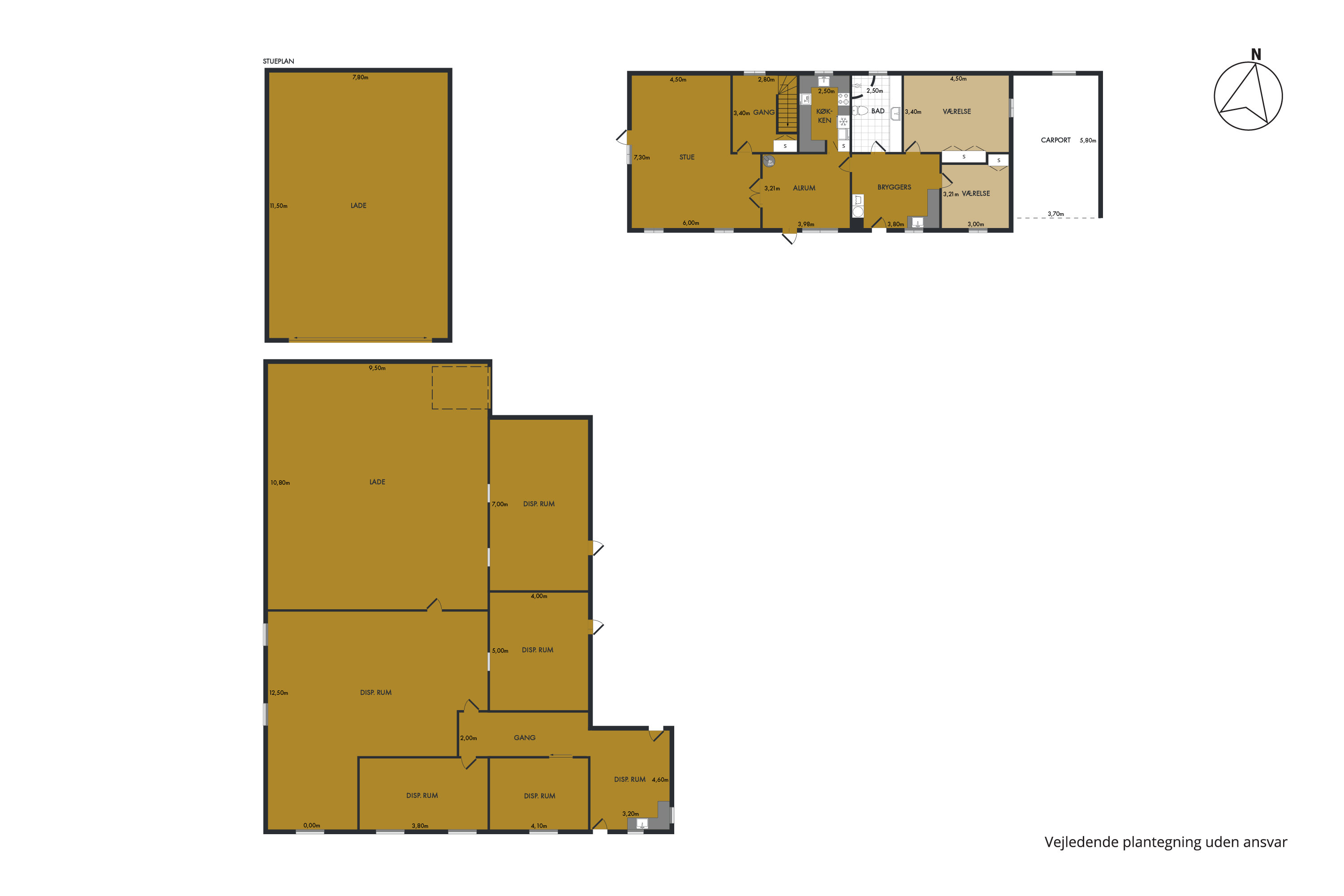 Plantegninger billede af Erik Banners Vej 13, Attrup, 9460 Brovst
