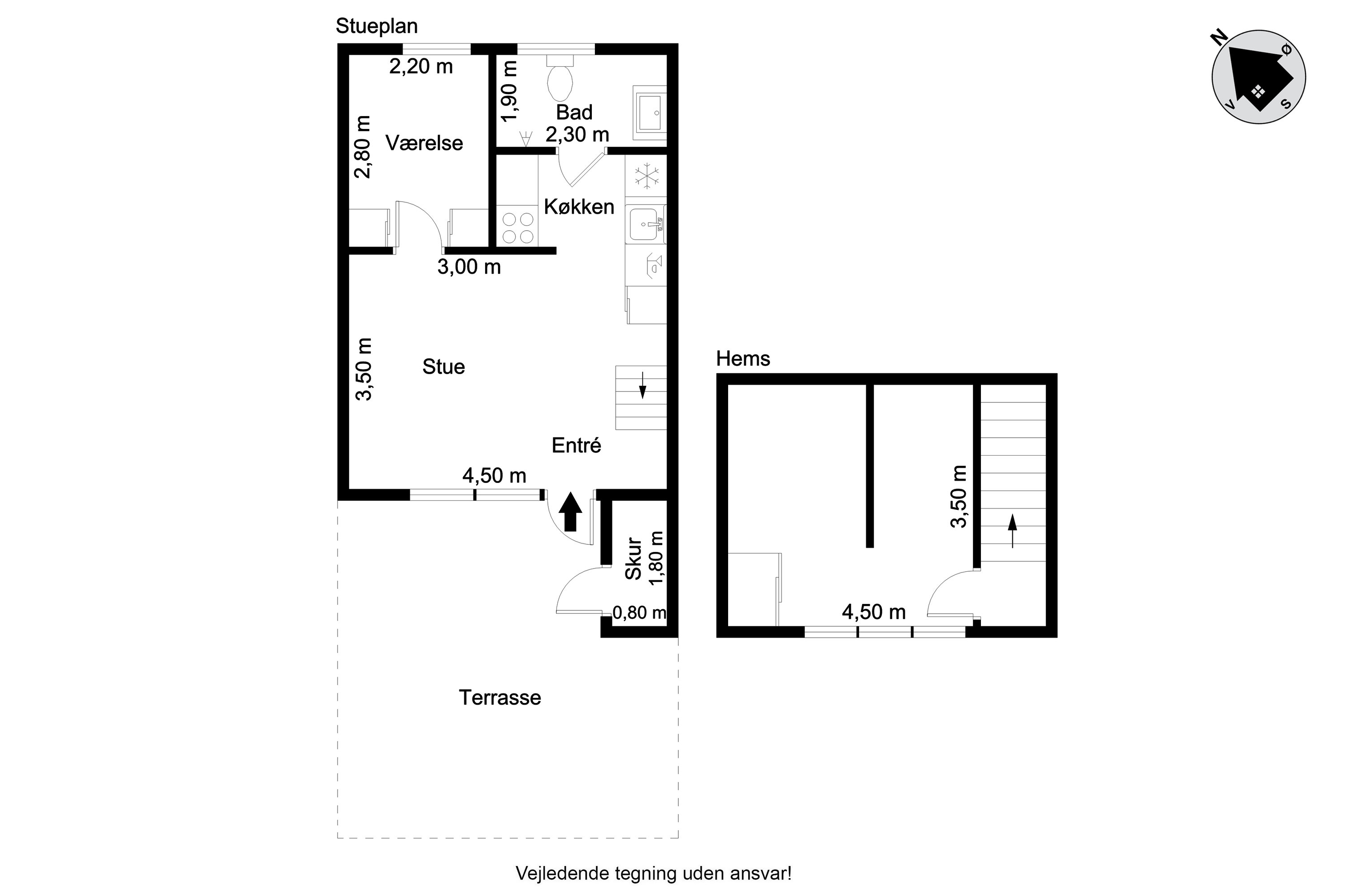 Plantegninger billede af Vester Fælled 202, I6., Bork Havn, 6893 Hemmet