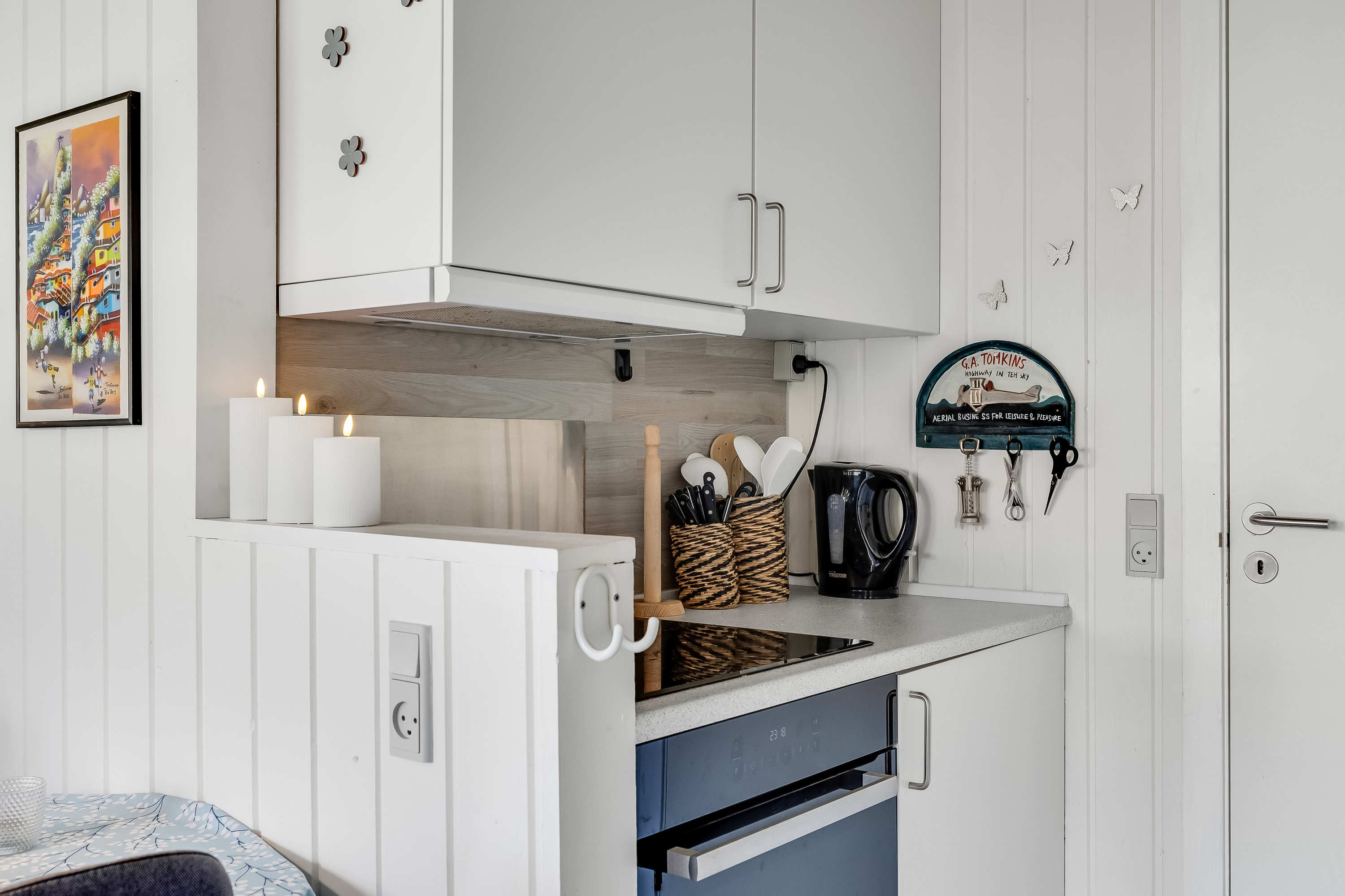 Fremhævet køkken billede i fuldskærmstilstand. Billede af Vester Fælled 202, I6., Bork Havn, 6893 Hemmet