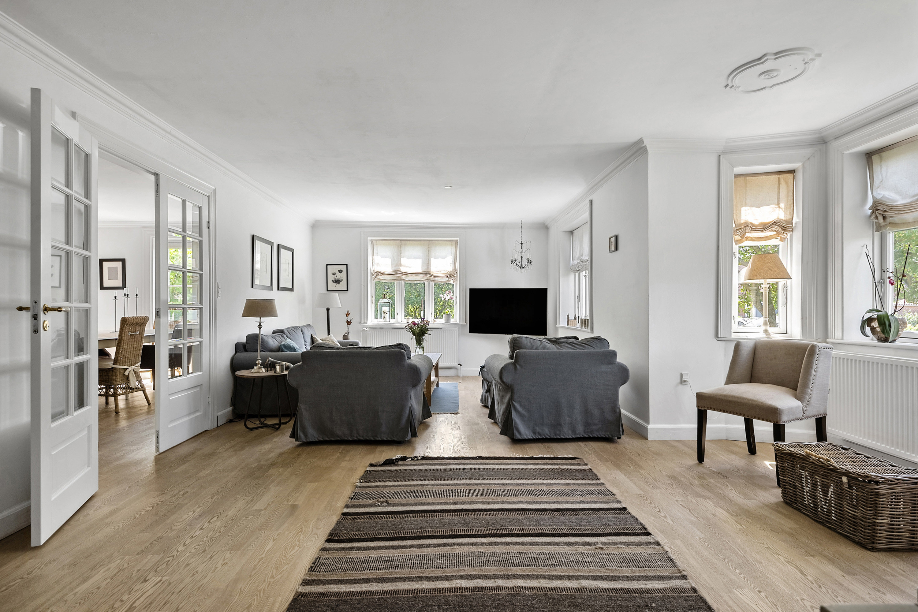 Fremhævet stue billede i fuldskærmstilstand. Billede af Torupvej 7, 8350 Hundslund