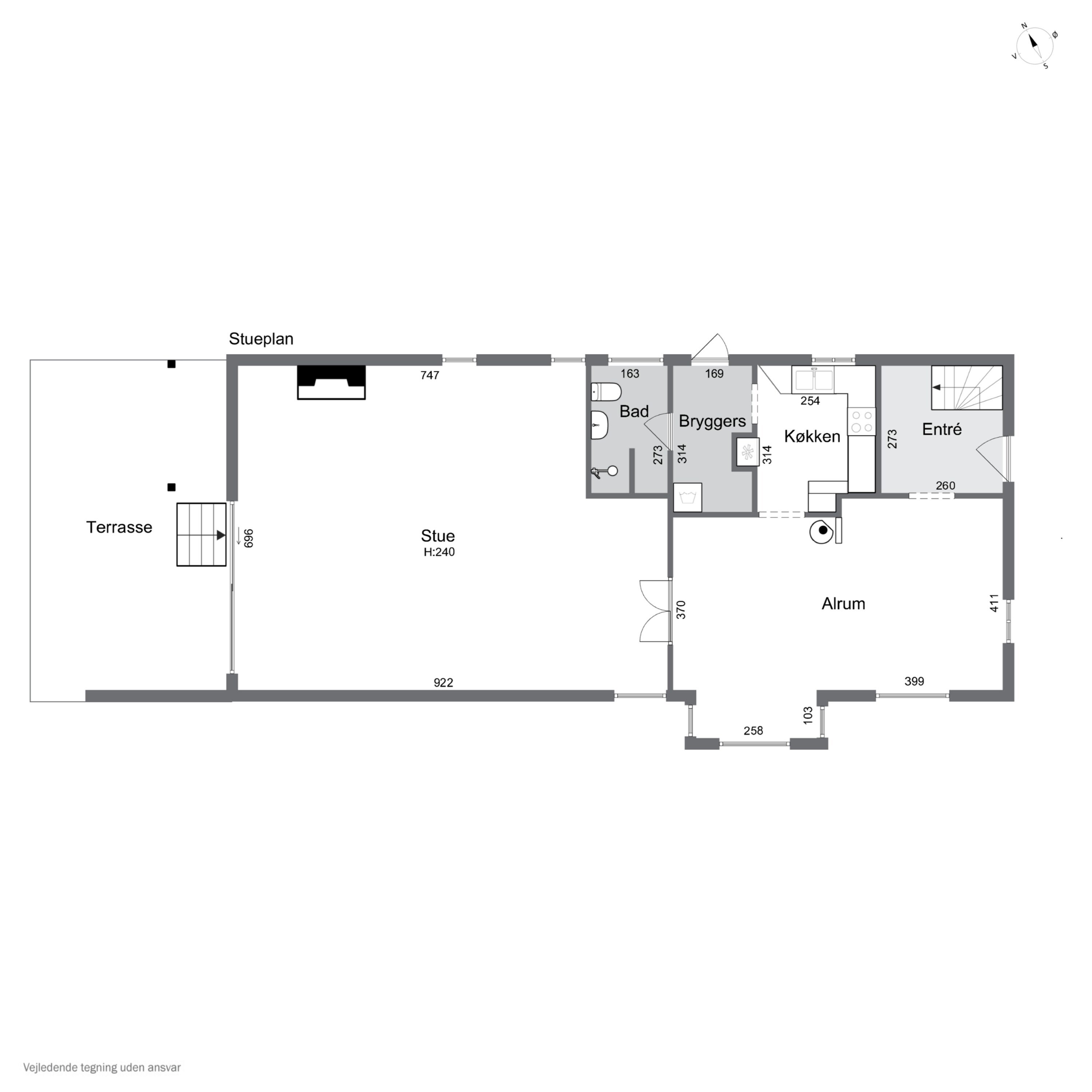 Plantegninger billede af Flinterupvej 67A, 4480 Store Fuglede