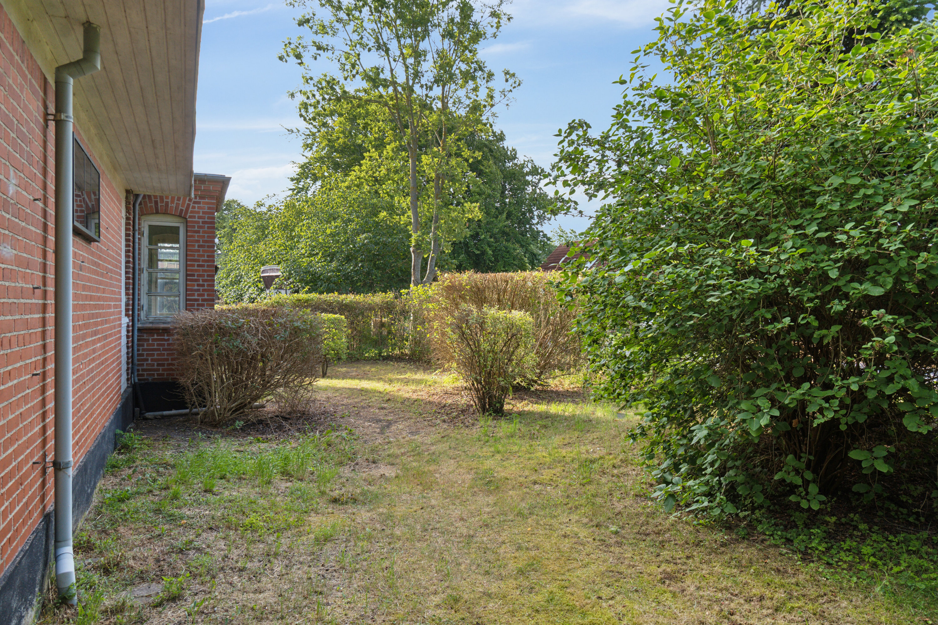 Fremhævet set fra haven billede i fuldskærmstilstand. Billede af Flinterupvej 67A, 4480 Store Fuglede