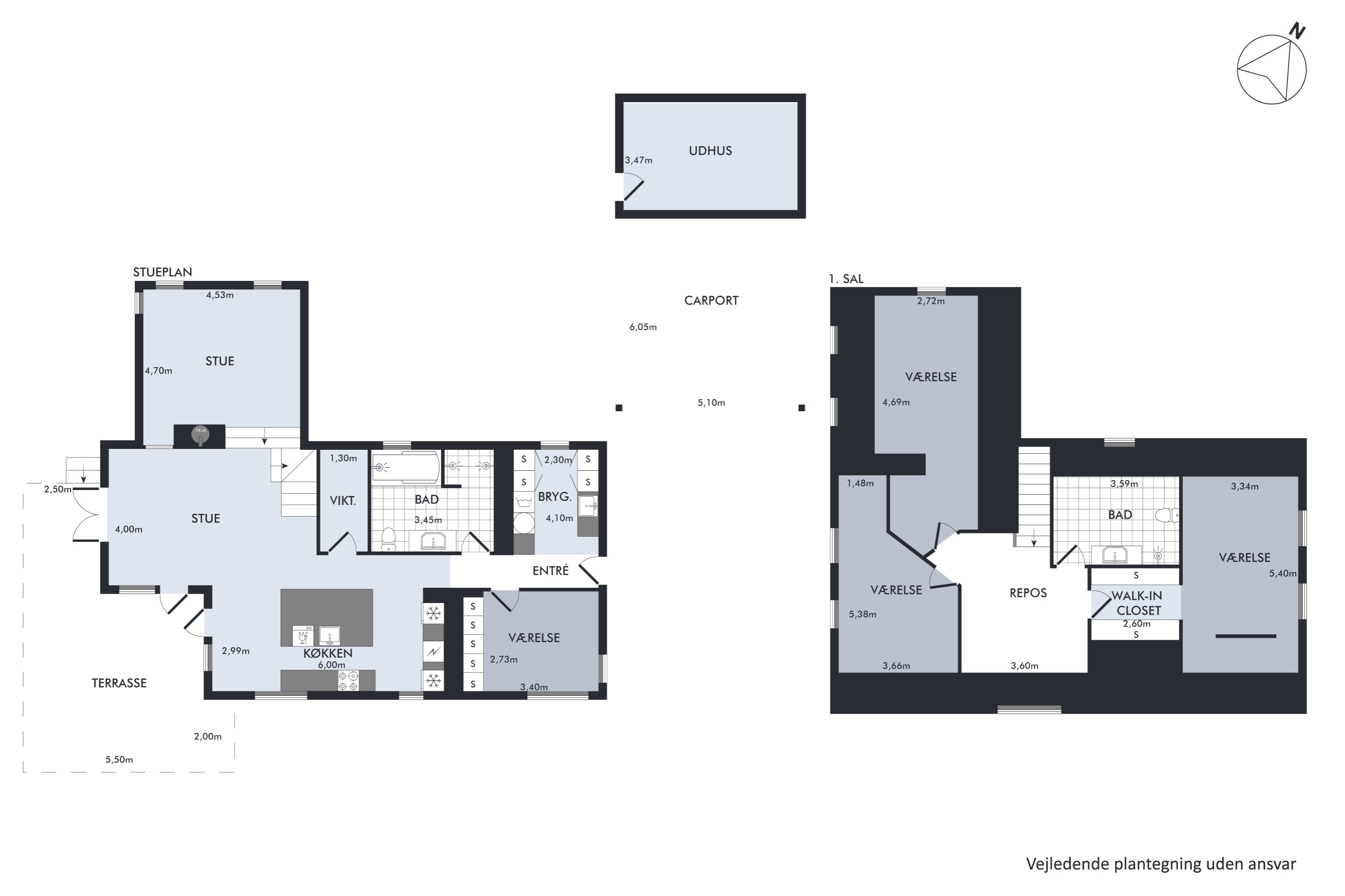 Plantegninger billede af Aagade 14, 9440 Aabybro