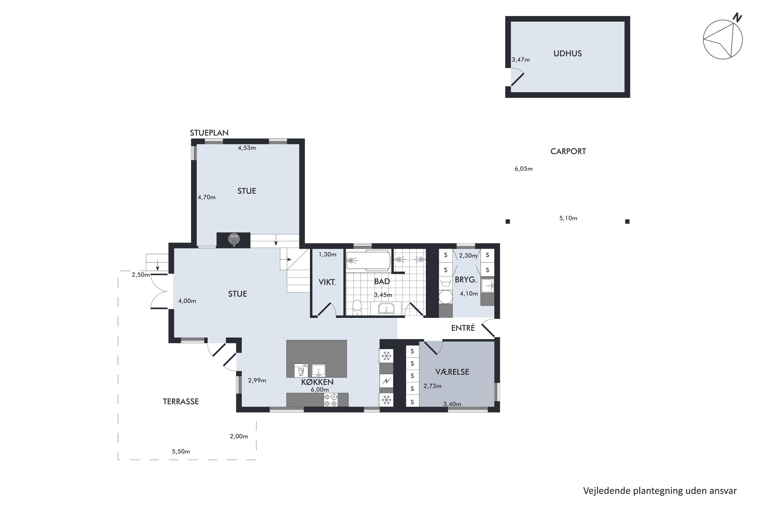 Plantegninger billede af Aagade 14, 9440 Aabybro