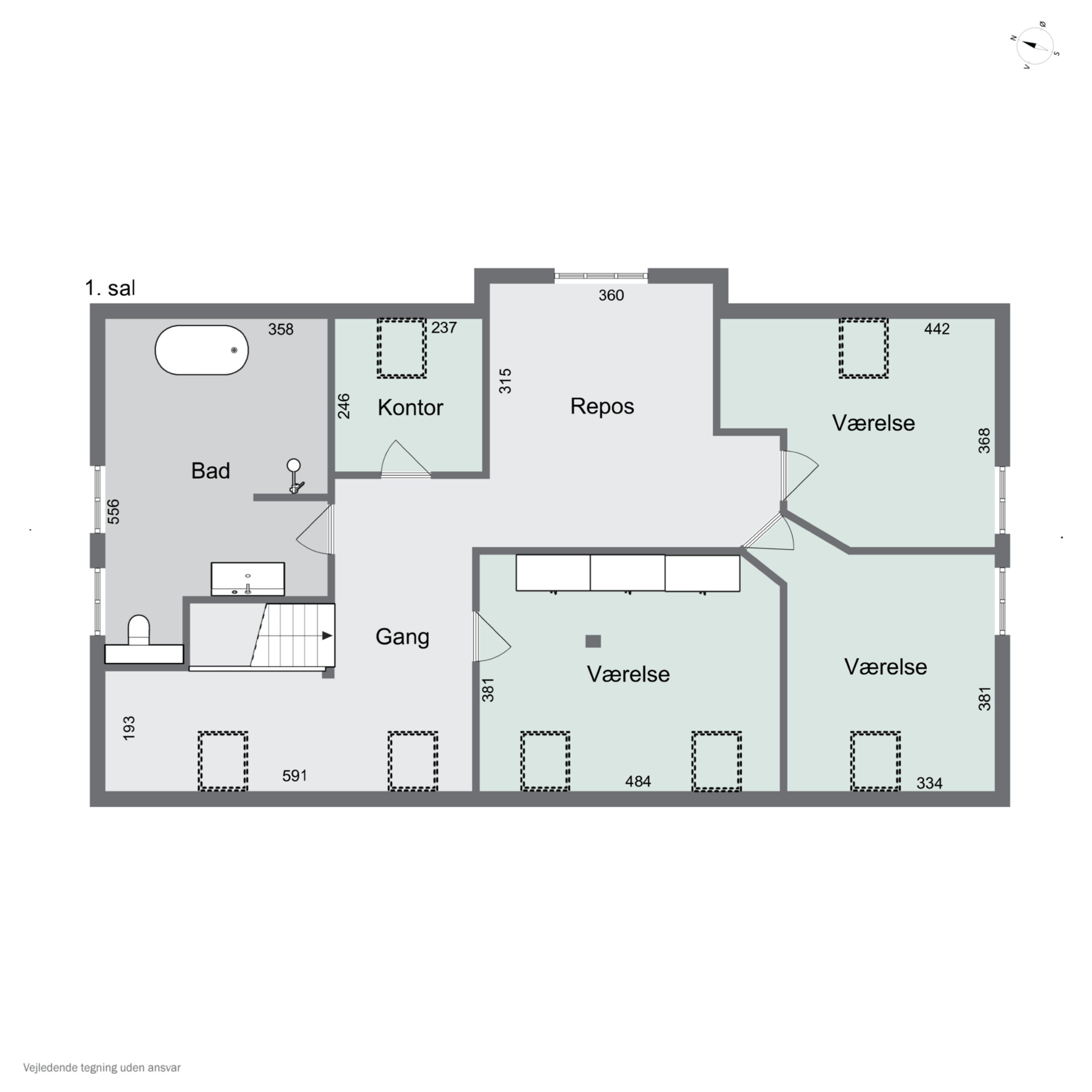 Plantegninger billede af Terkelsbøl Bygade 7, 6360 Tinglev